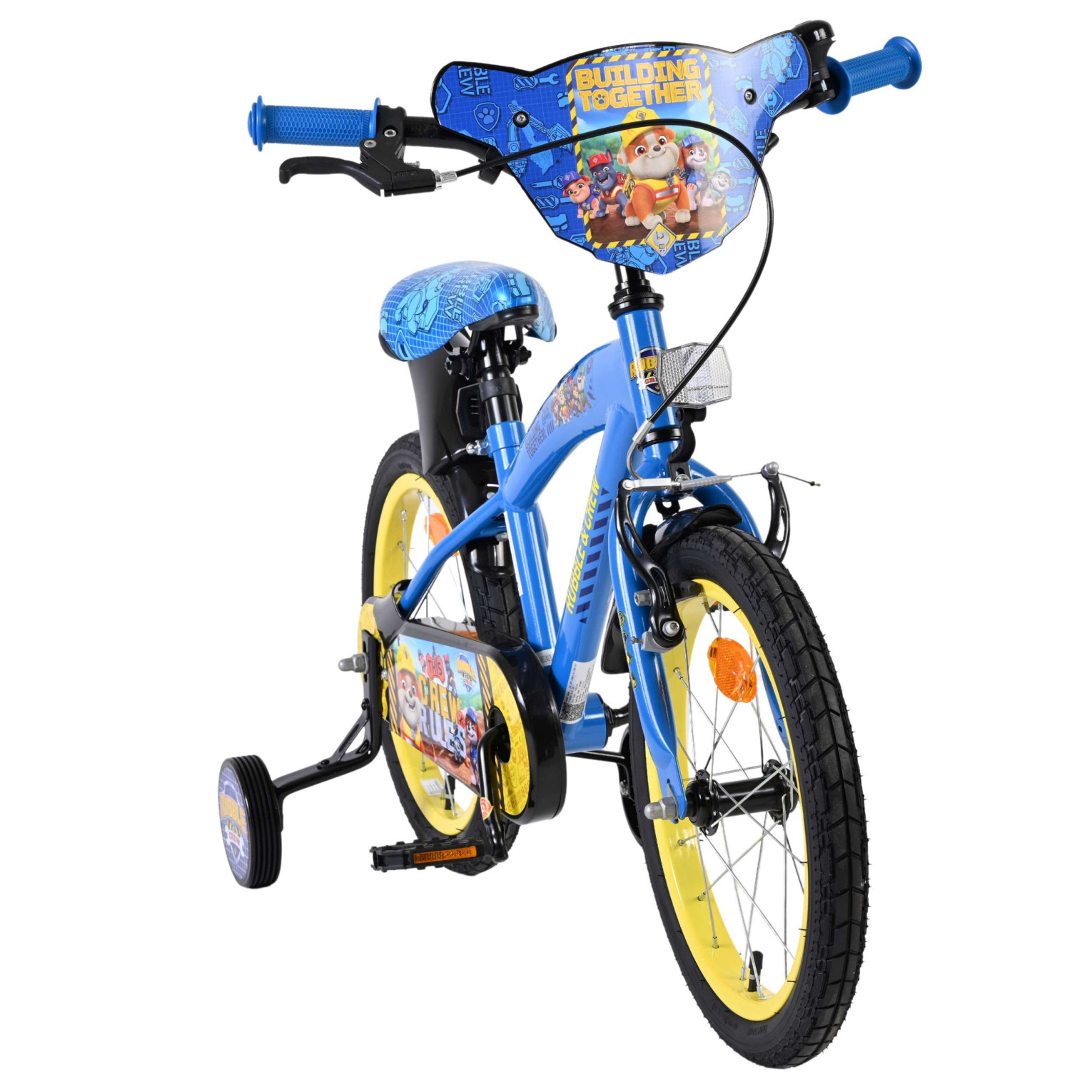 Rubble & Crew Fiets - 16 inch - Blauw