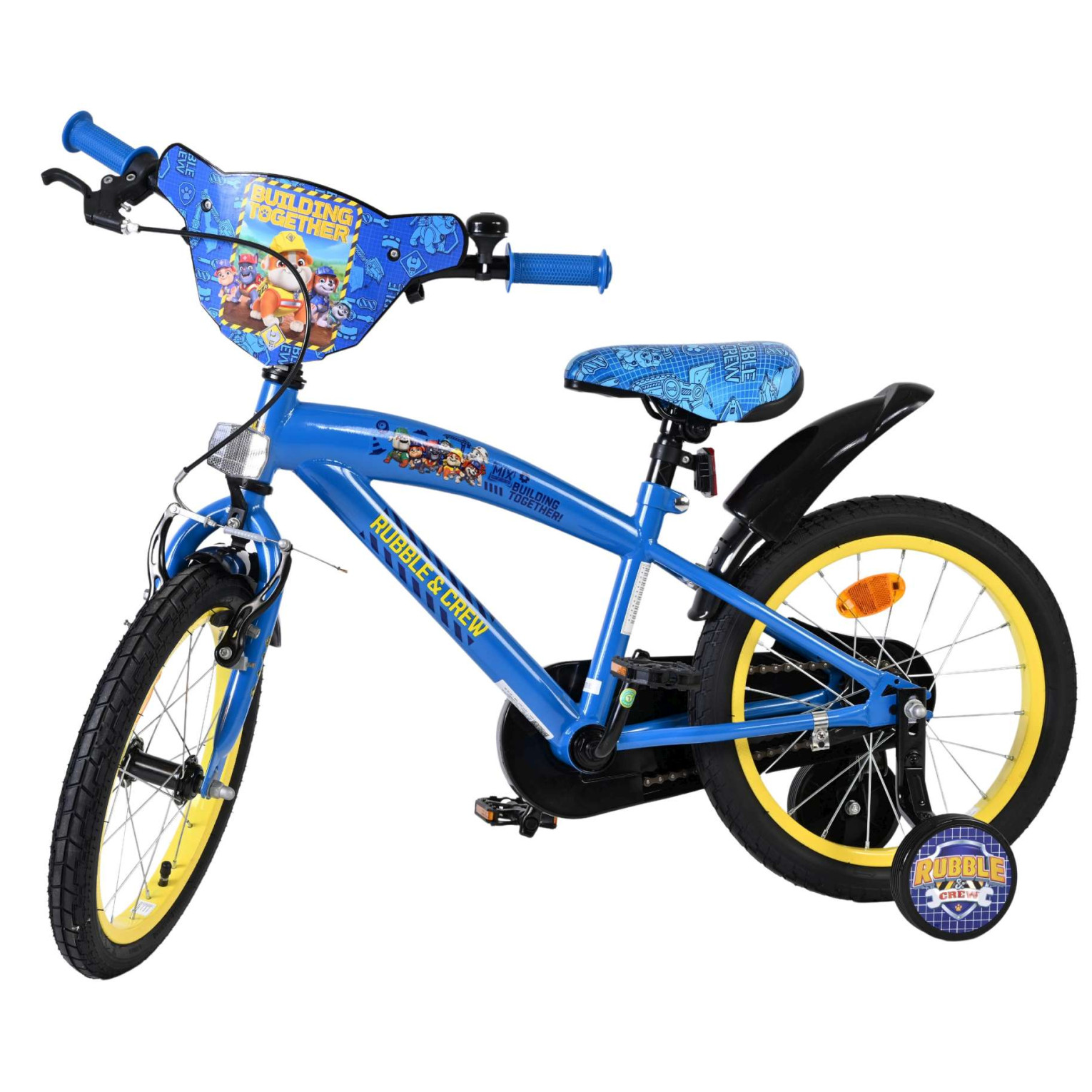 Rubble & Crew Fiets - 16 inch - Blauw