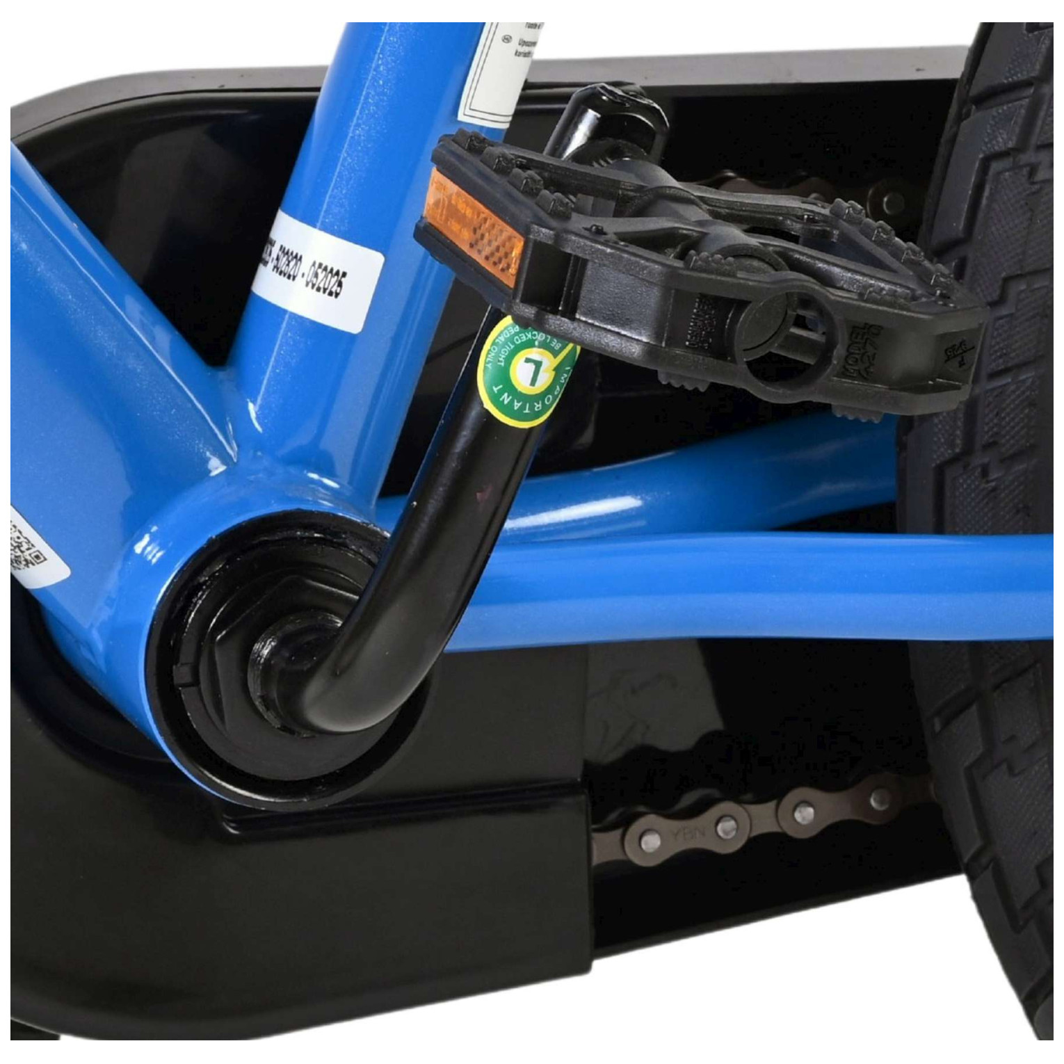 Rubble & Crew Fiets - 16 inch - Blauw - Twee handremmen