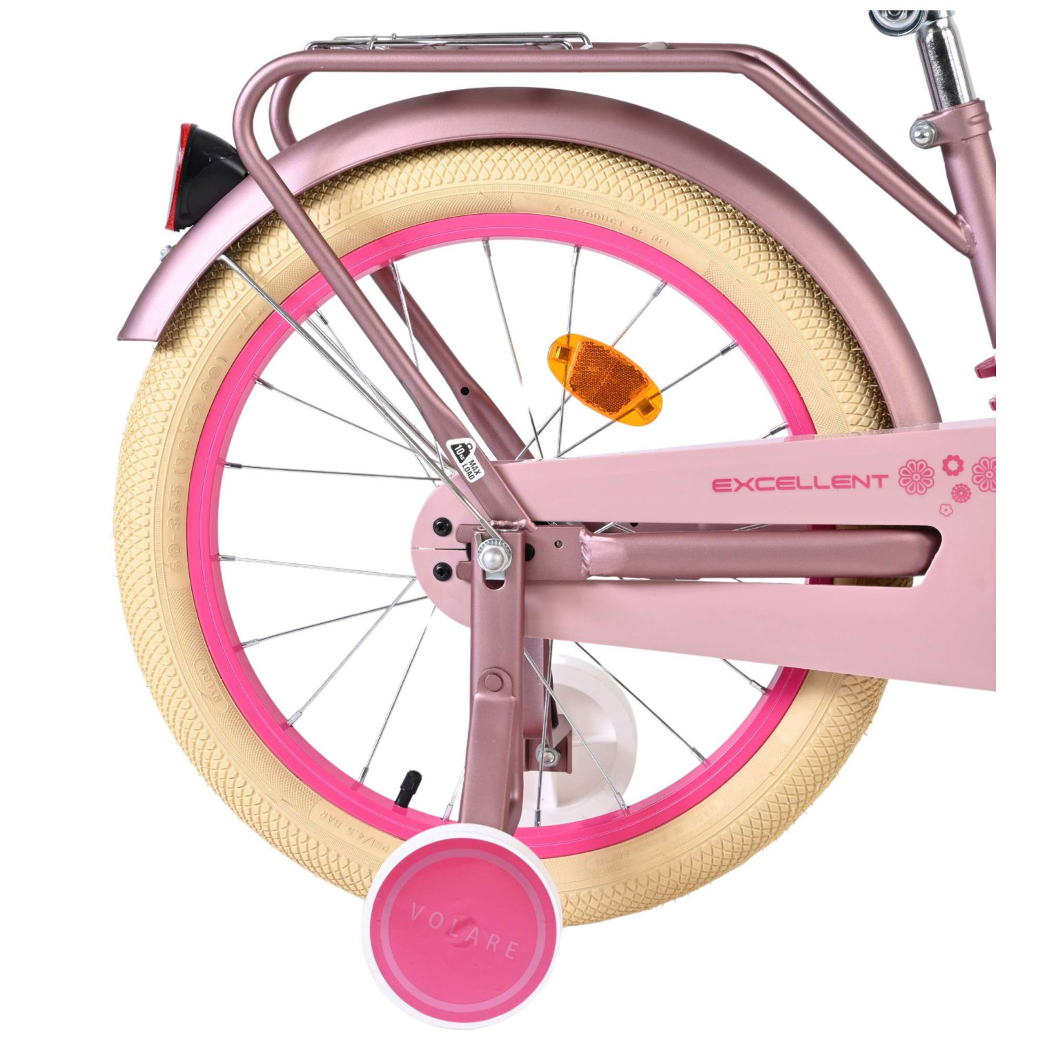 Volare Excellent Fiets - 18 inch - Mat Roze
