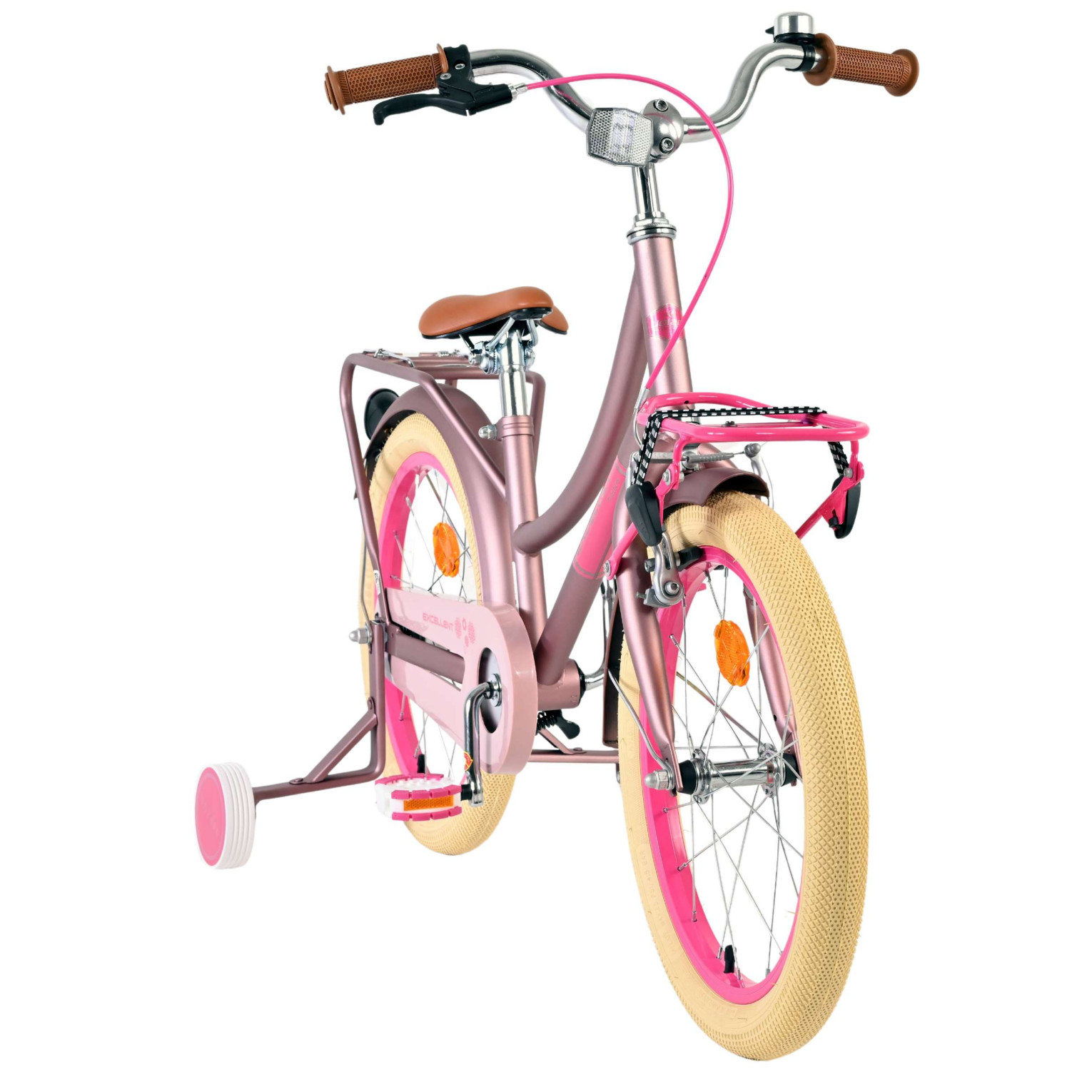 Volare Excellent Fiets - 18 inch - Mat Roze
