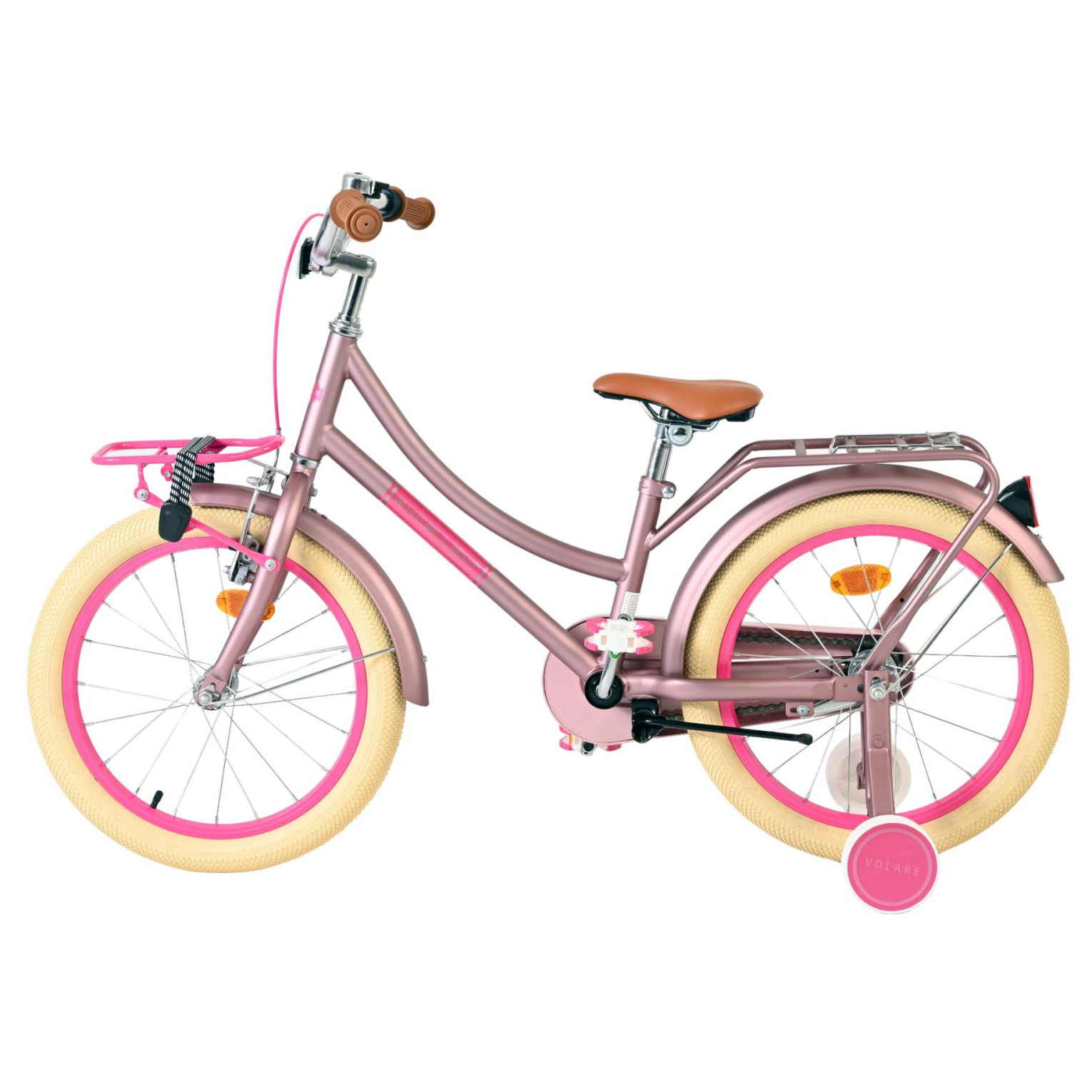 Volare Excellent Fiets - 18 inch - Mat Roze