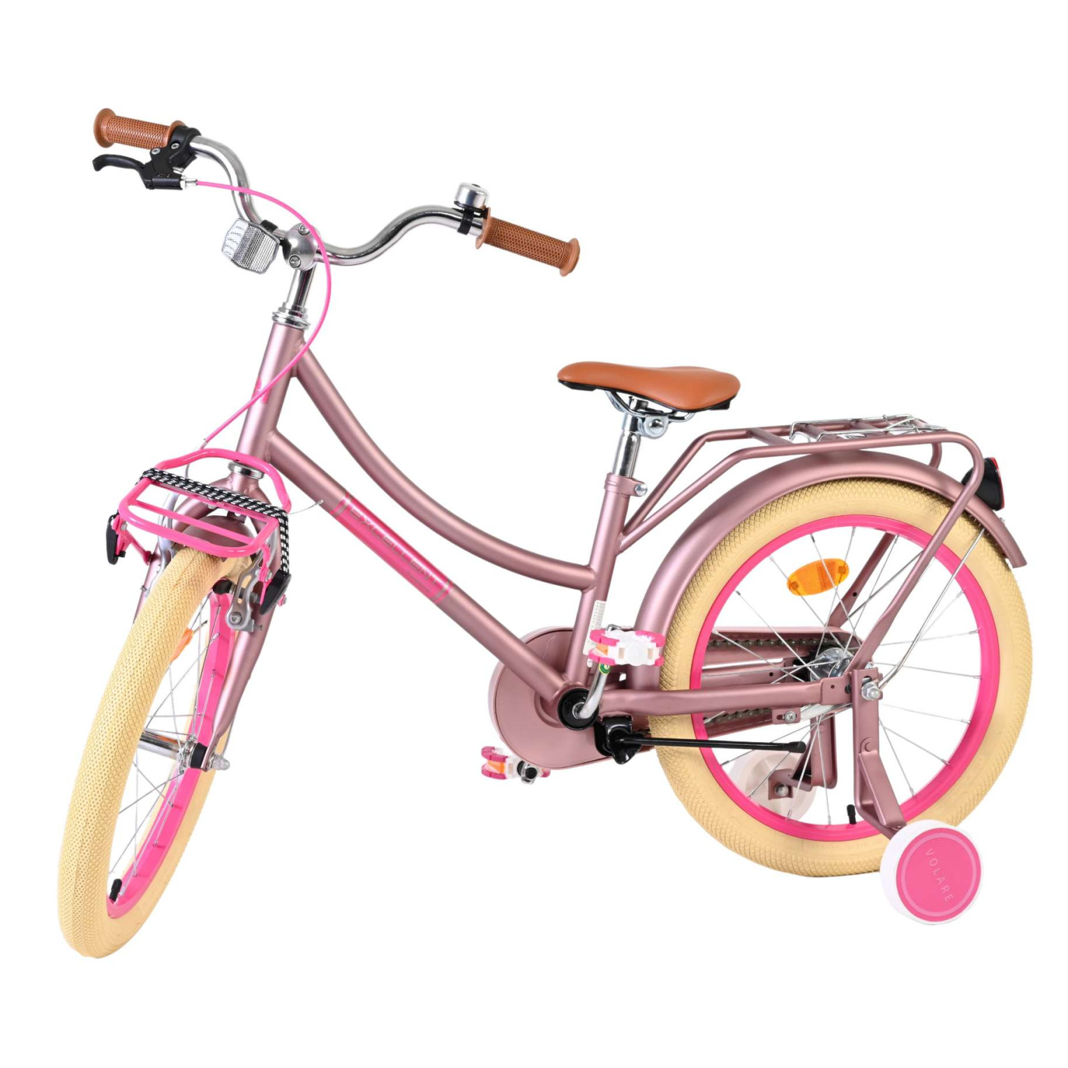 Volare Excellent Fiets - 18 inch - Mat Roze