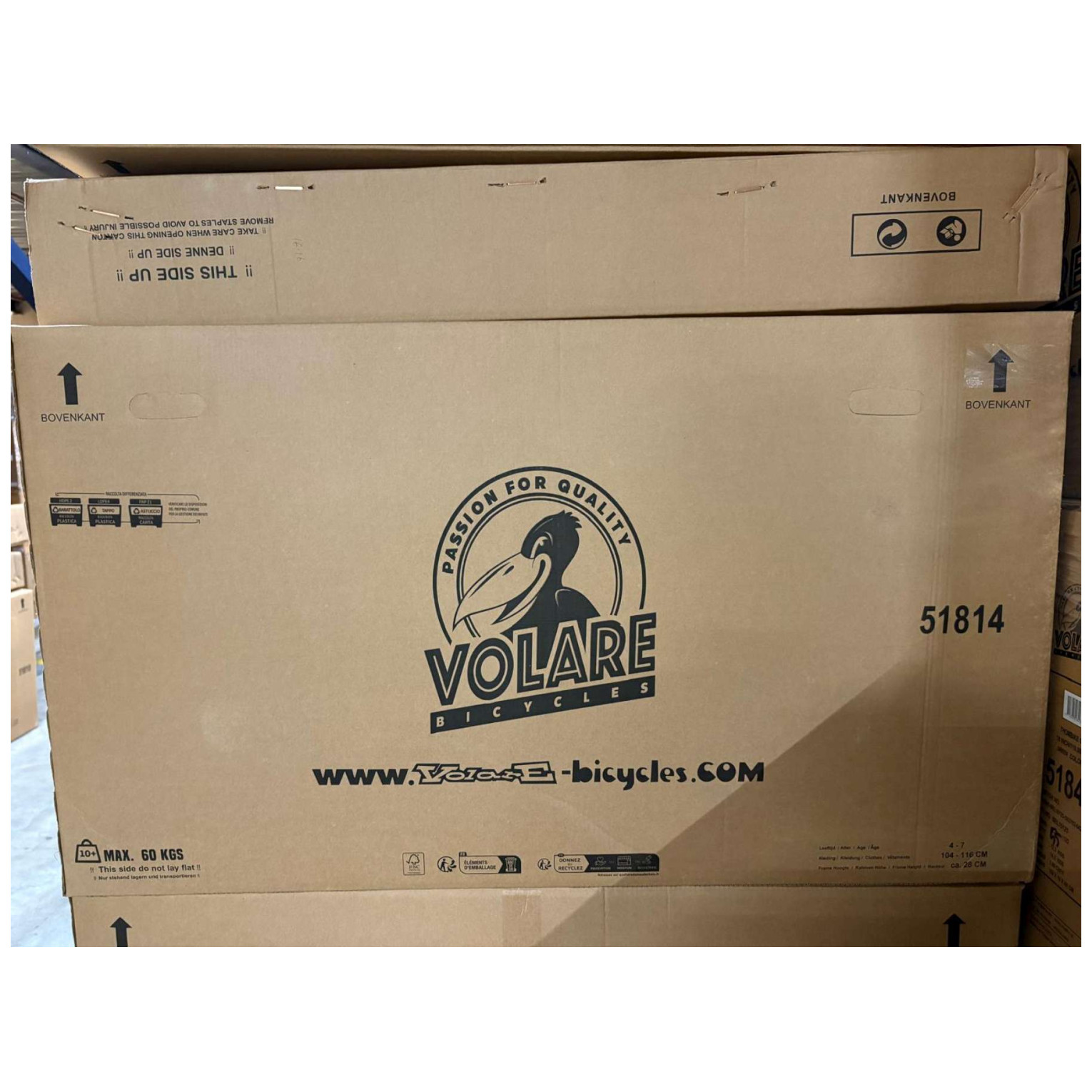 Volare Excellent Fiets - 18 inch - Mat Roze