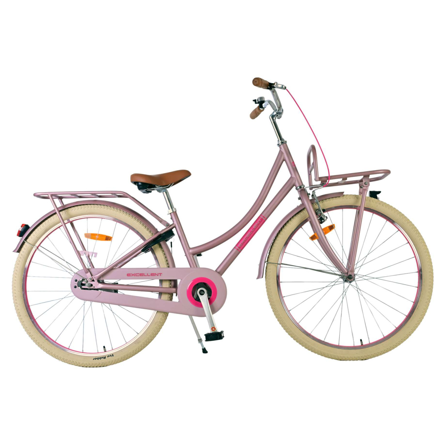 Volare Excellent Fiets - 26 inch - Mat Roze