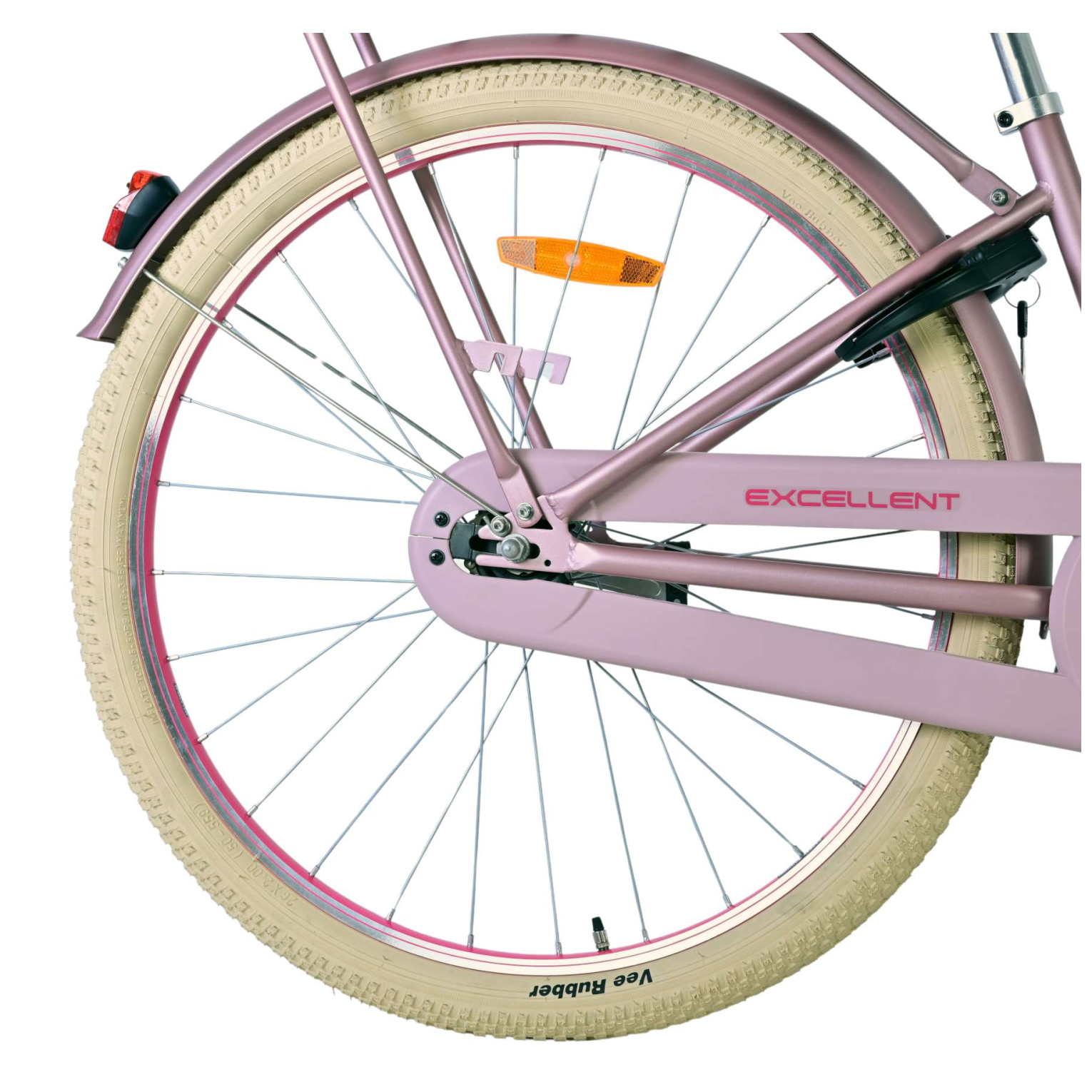 Volare Excellent Fiets - 26 inch - Mat Roze