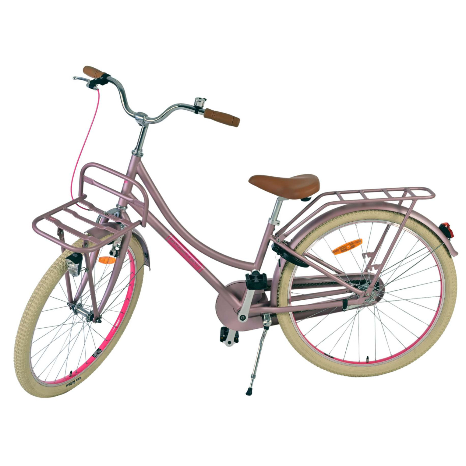 Volare Excellent Fiets - 26 inch - Mat Roze