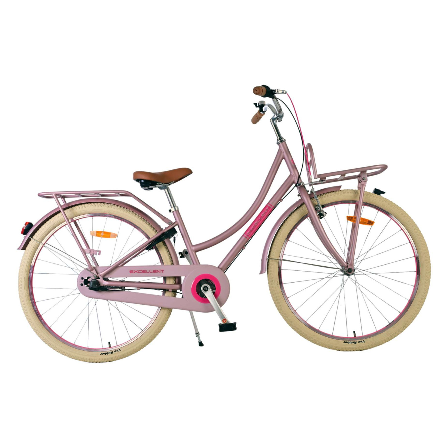 Volare Excellent Fiets - 26 inch - Mat Roze -