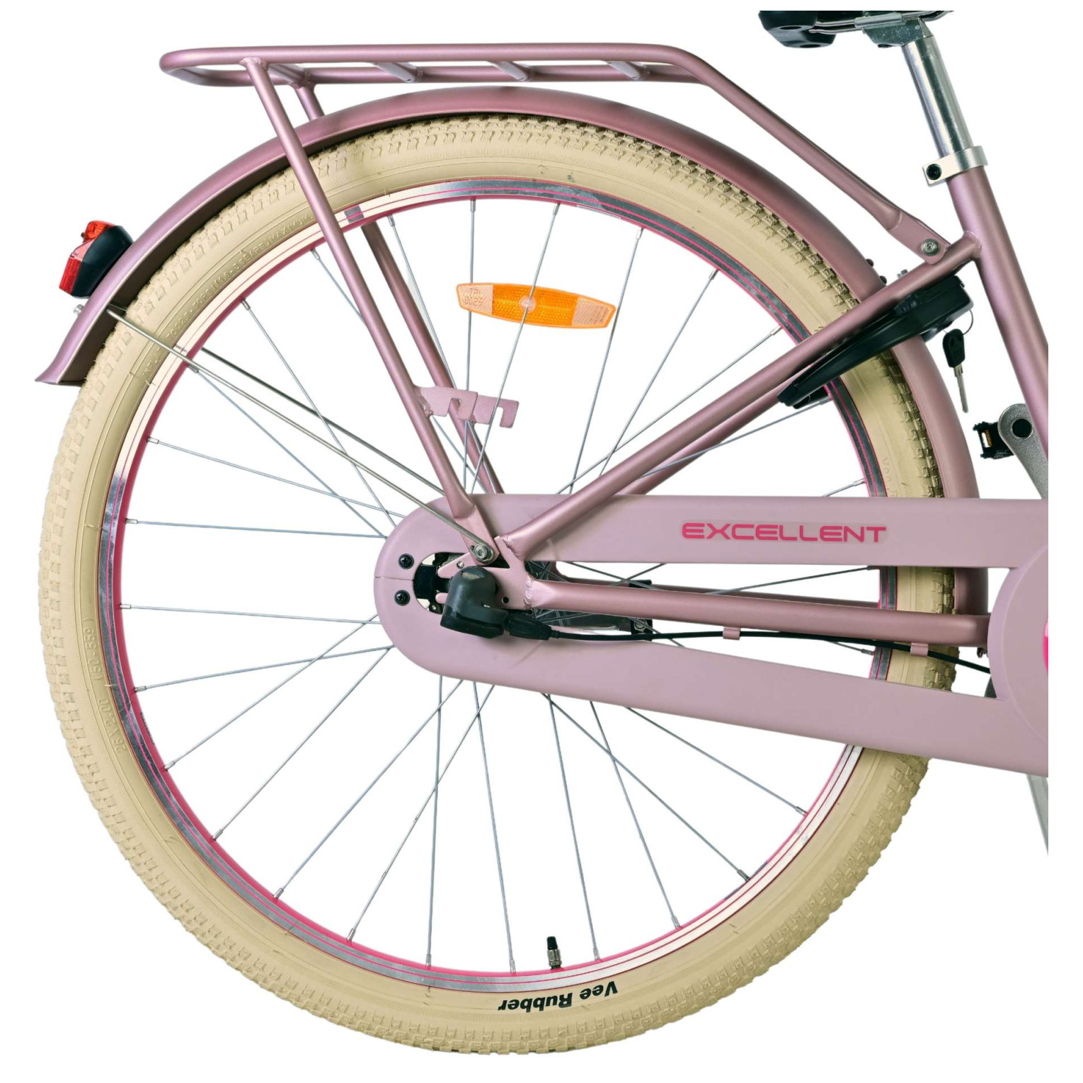 Volare Excellent Fiets - 26 inch - Mat Roze -