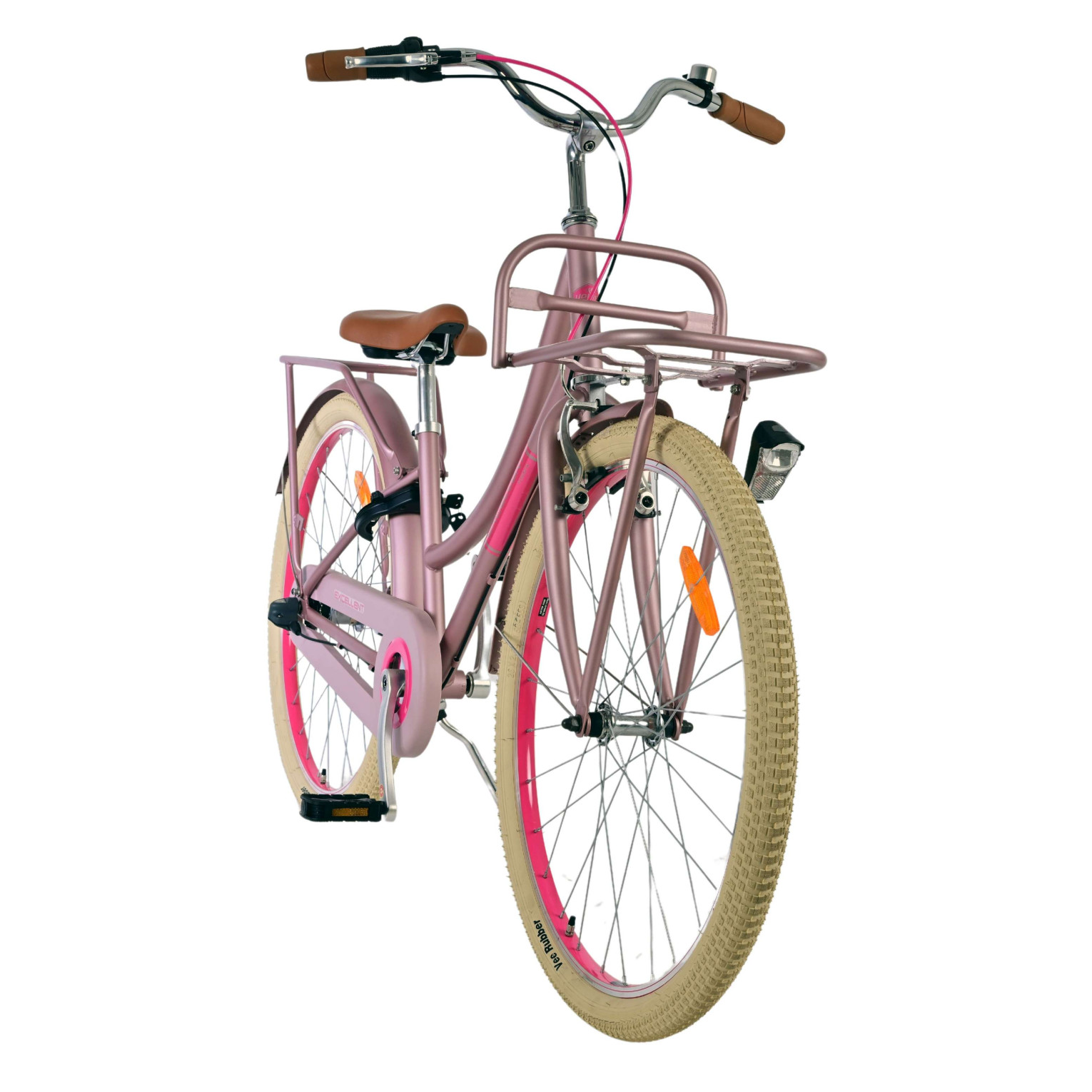 Volare Excellent Fiets - 26 inch - Mat Roze -