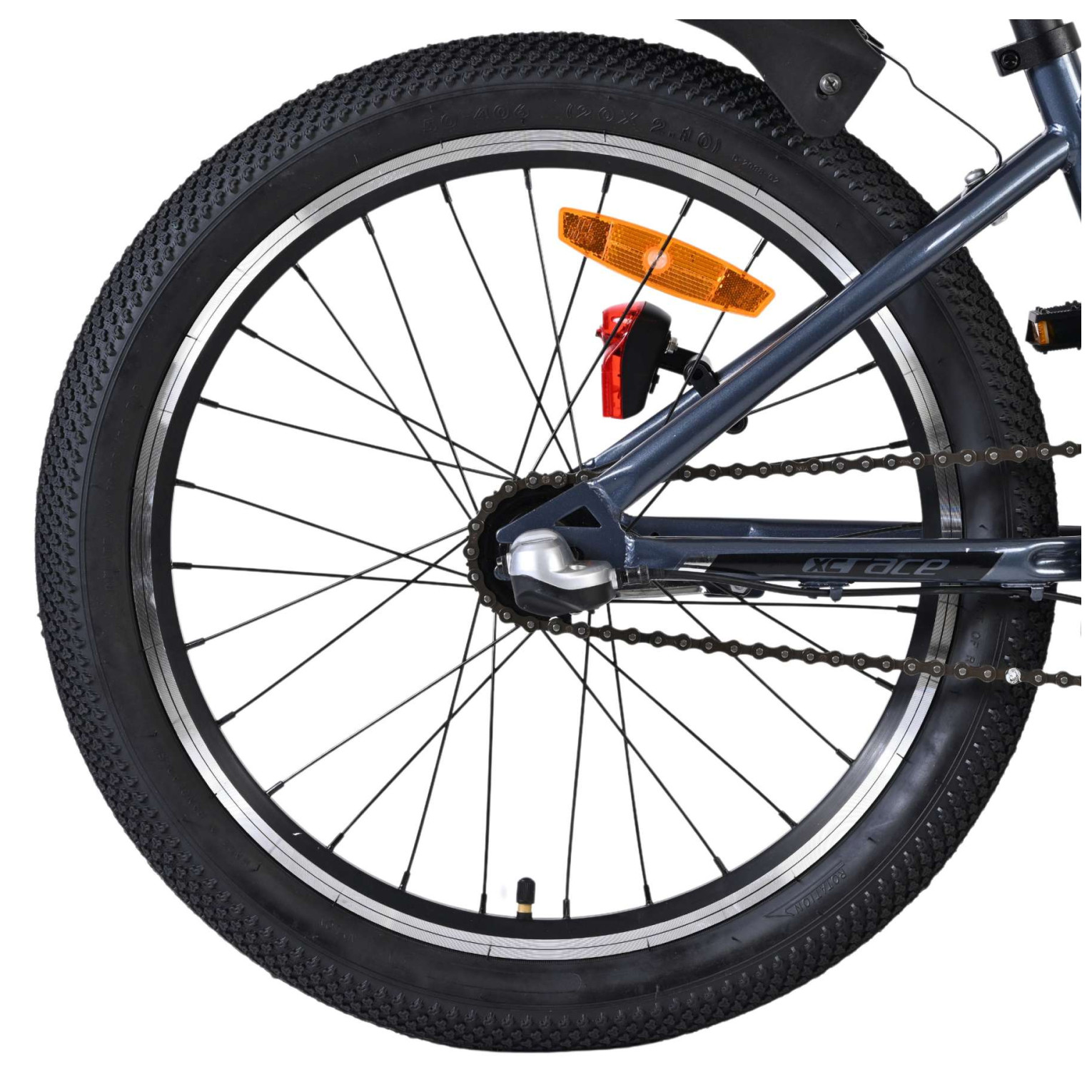 Volare XC Race Fiets - 20 inch - Nexus 3 - Blauw/Grijs