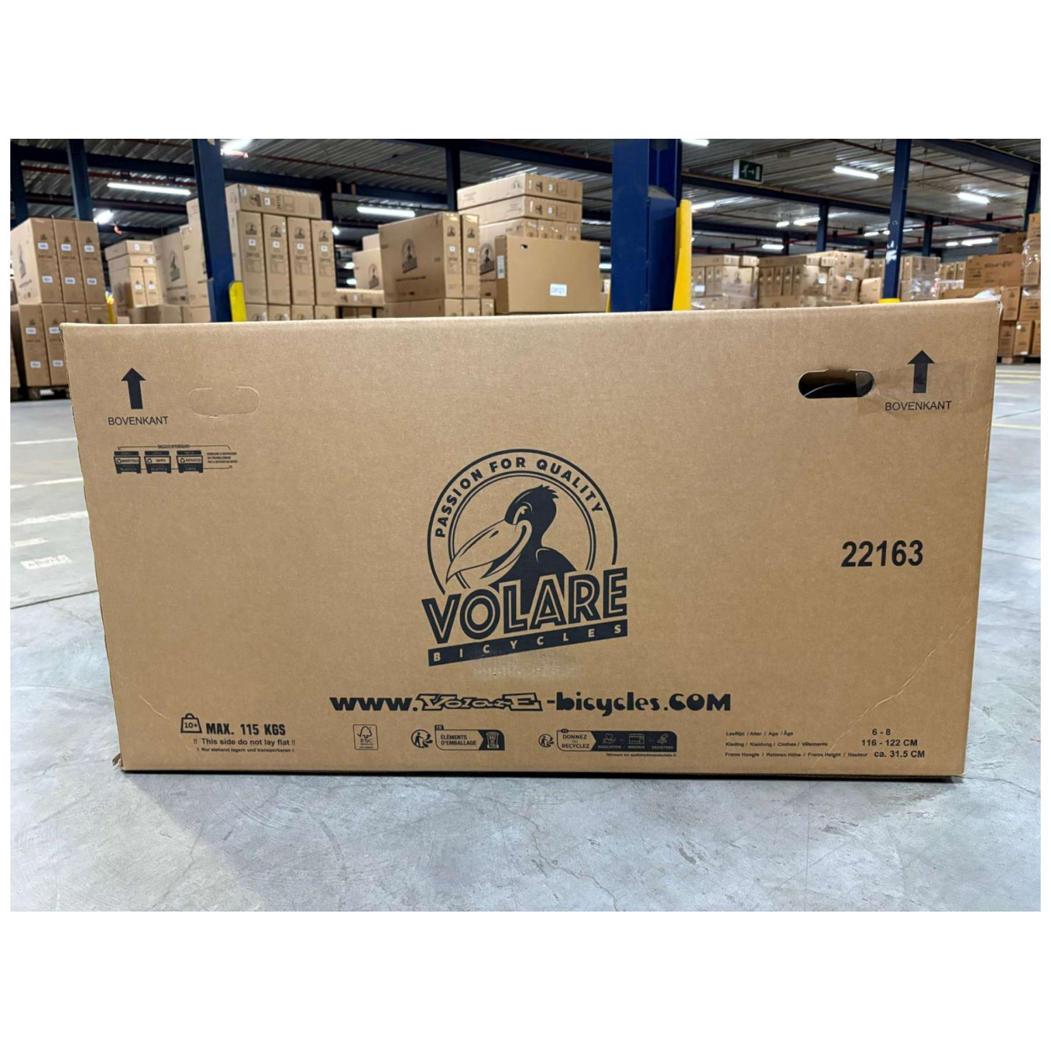 Volare XC Race Fiets - 20 inch - Nexus 3 - Blauw/Grijs