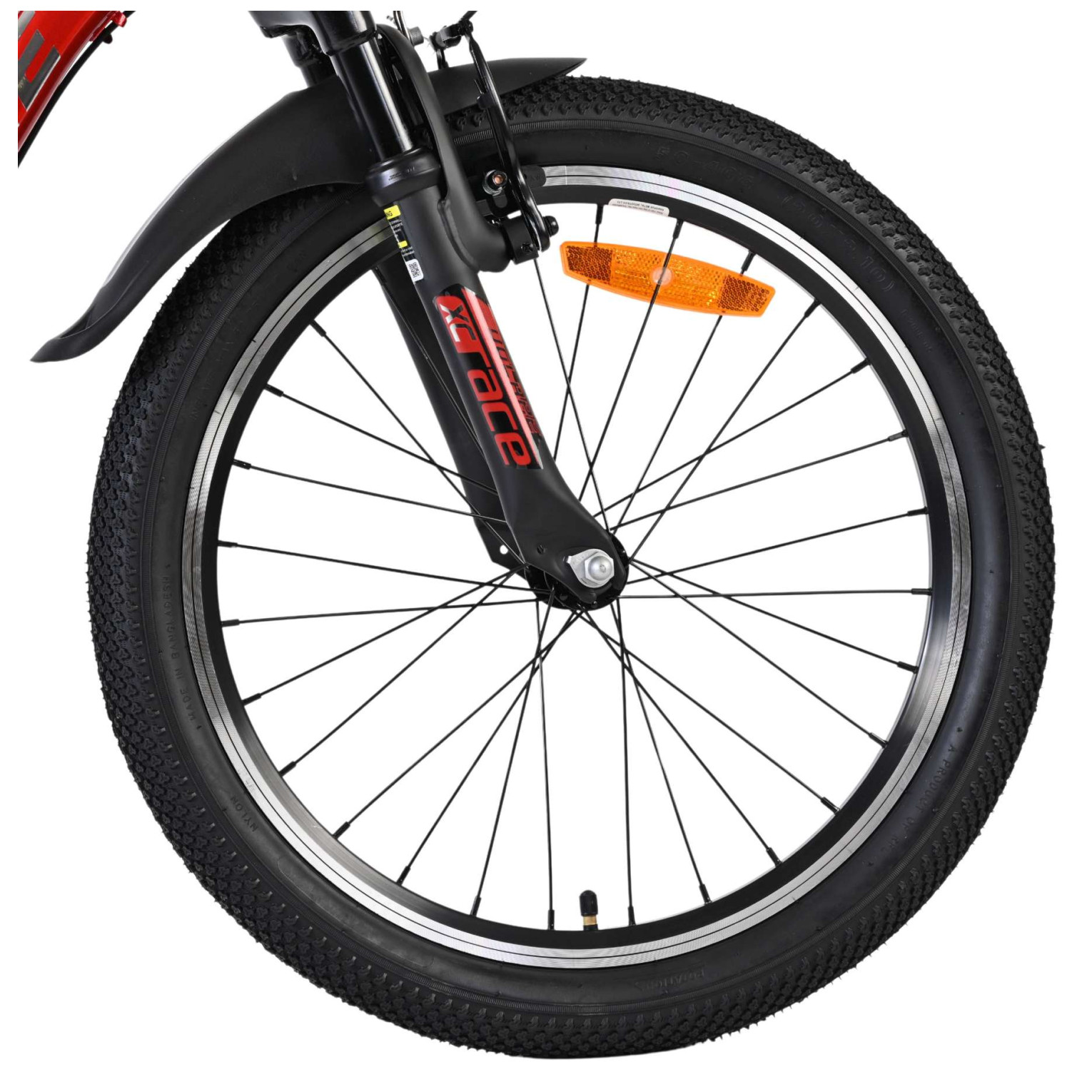 Volare XC Race Fiets - 20 inch - Nexus 3 - Rood/Grijs