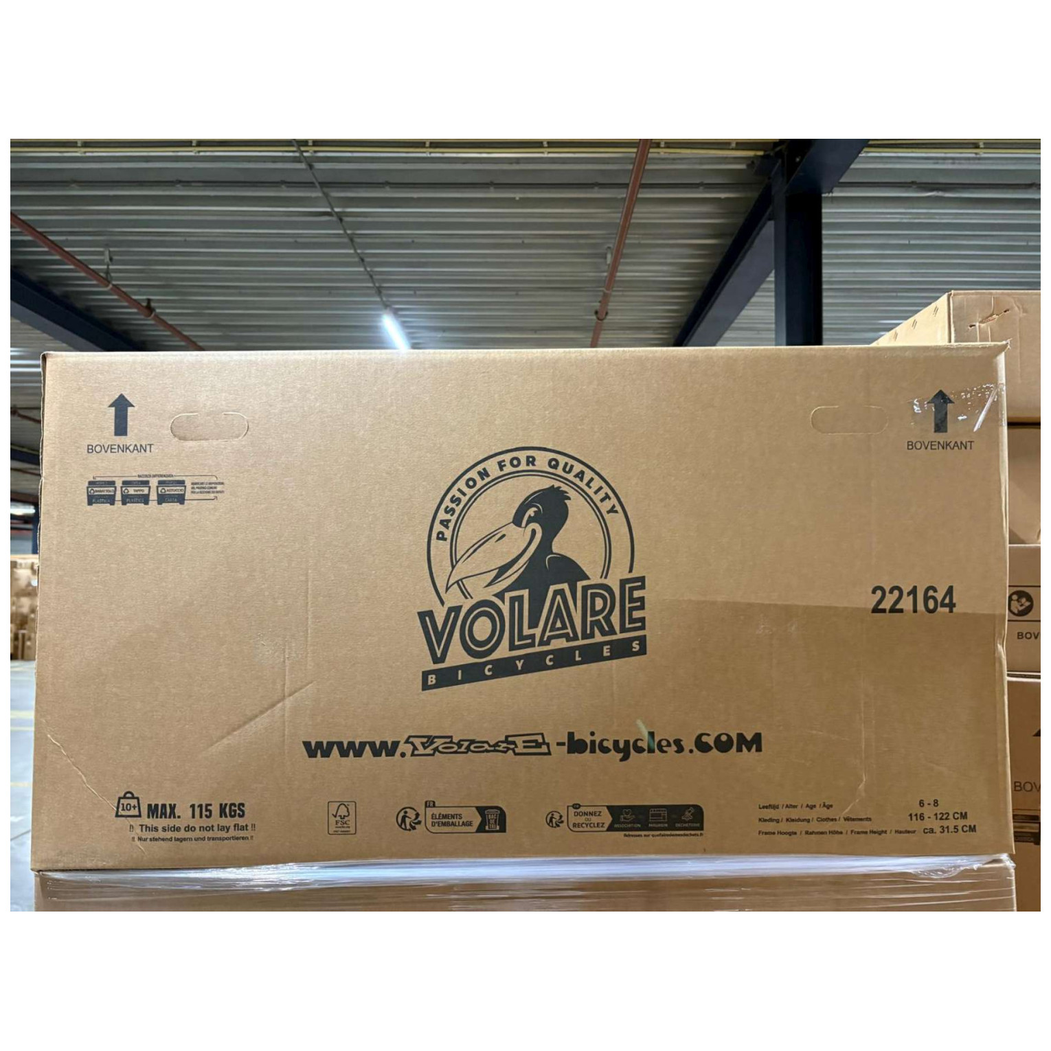 Volare XC Race Fiets - 20 inch - Nexus 3 - Rood/Grijs