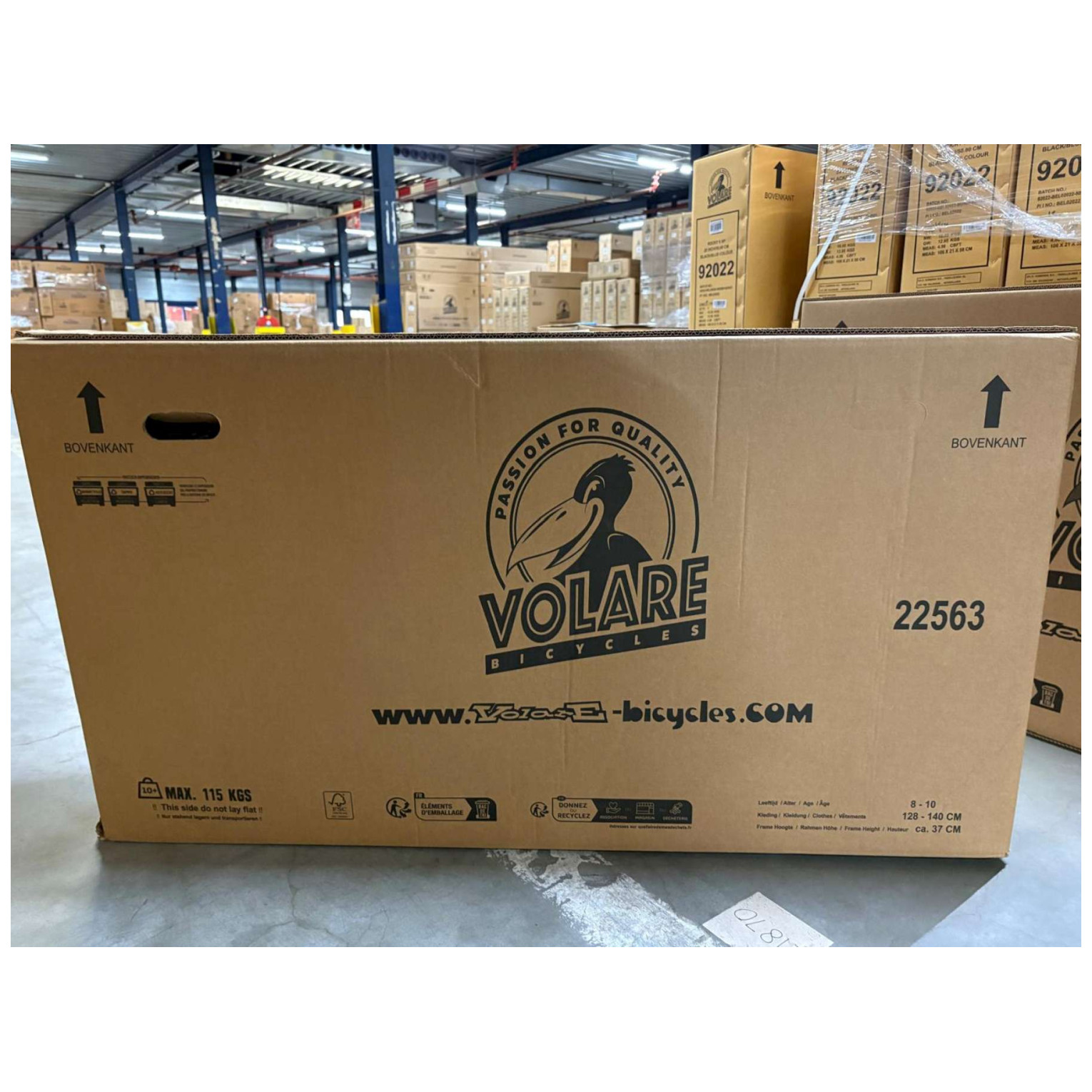 Volare XC Race Fiets - 24 inch - Nexus 3 - Blauw/Grijs