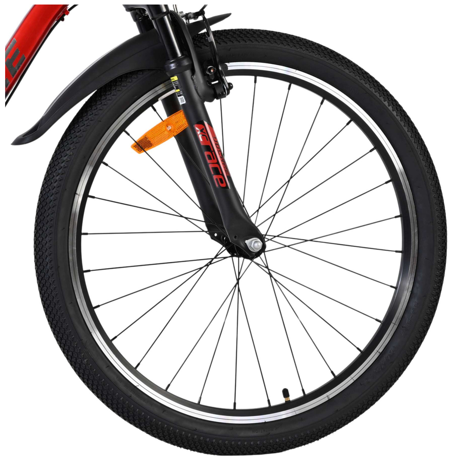 Volare XC Race Fiets - 24 inch - Nexus 3 - Rood/Grijs