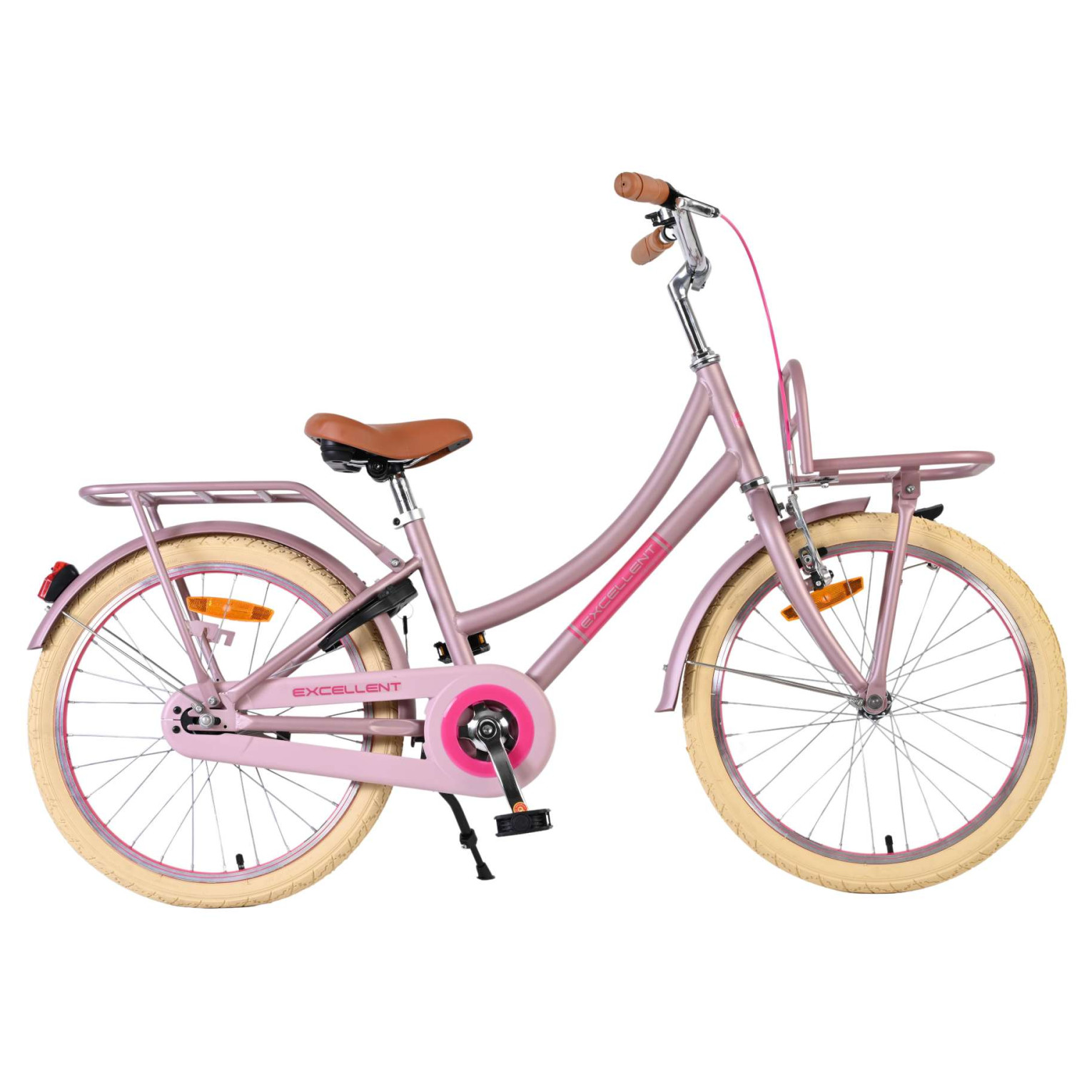Volare Excellent Fiets - 20 inch - Mat Roze