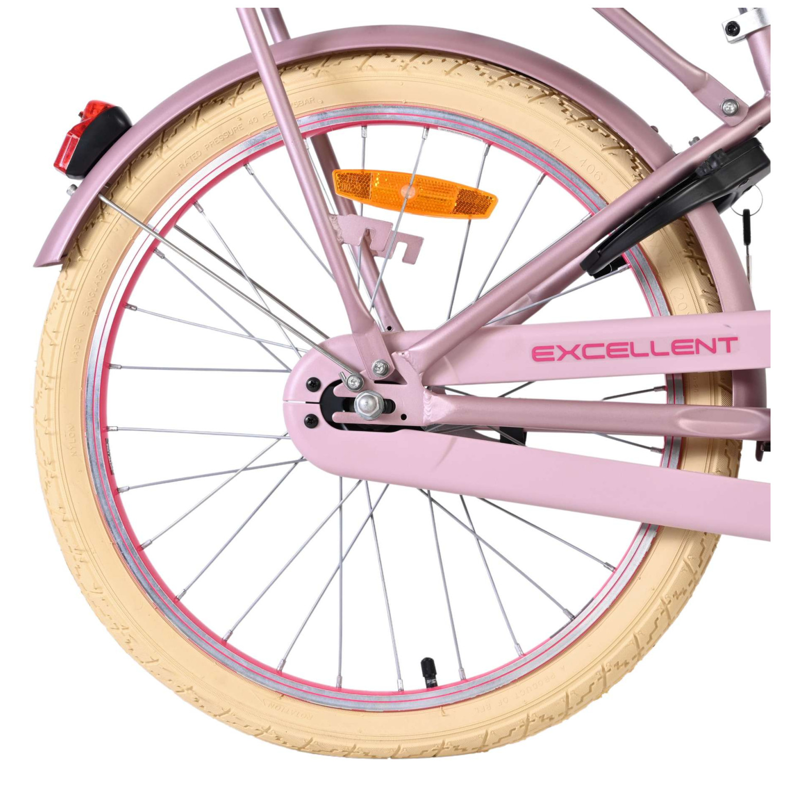 Volare Excellent Fiets - 20 inch - Mat Roze