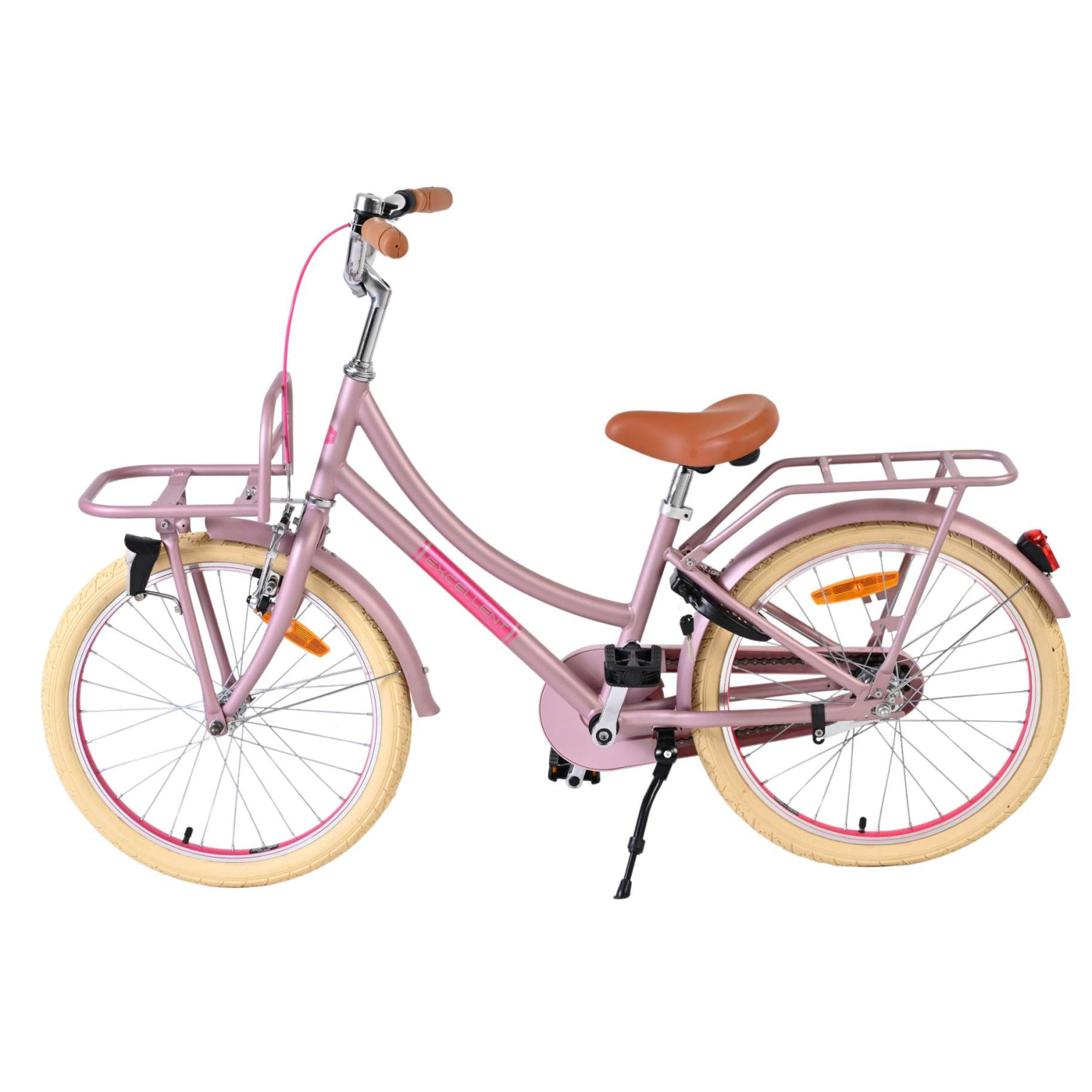 Volare Excellent Fiets - 20 inch - Mat Roze