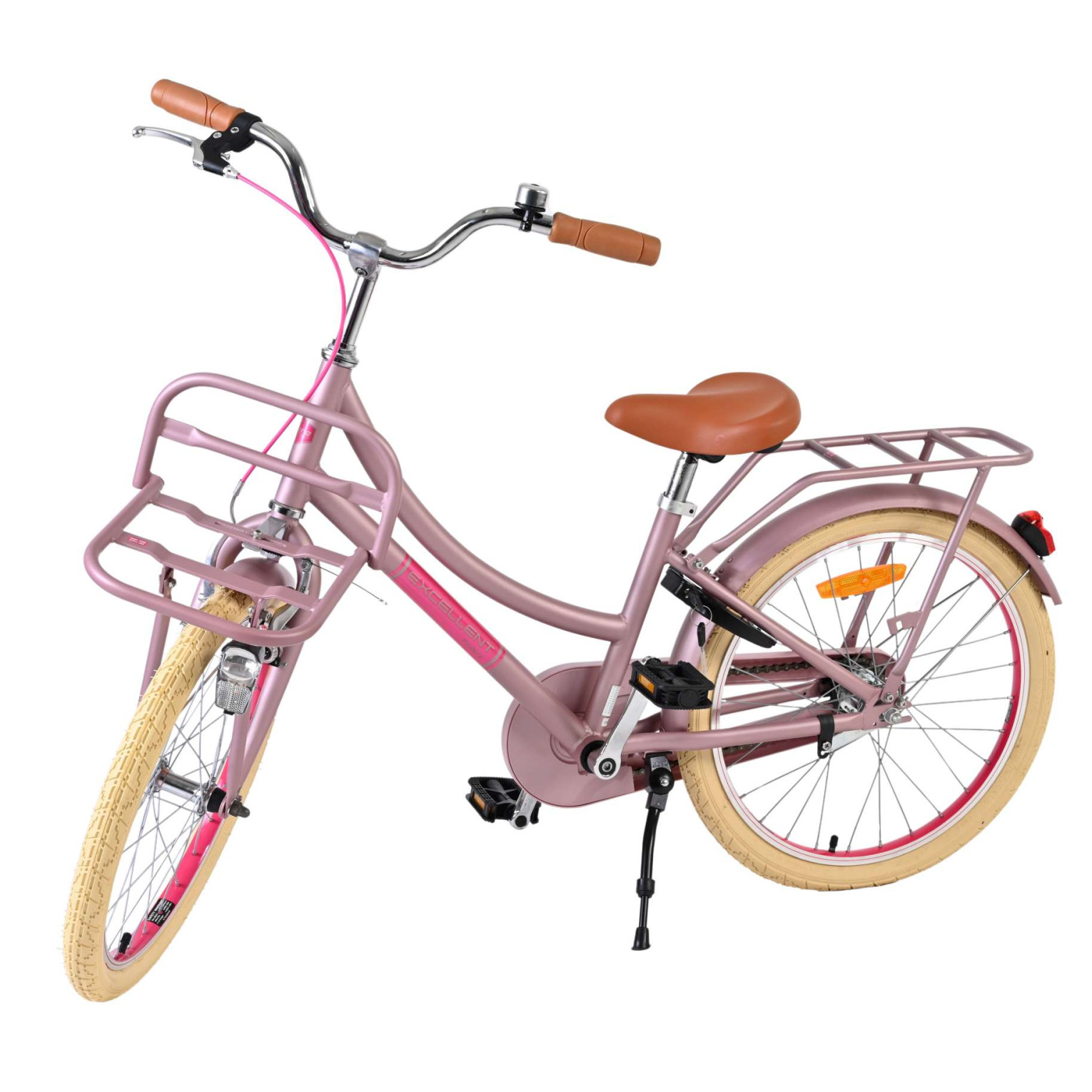 Volare Excellent Fiets - 20 inch - Mat Roze