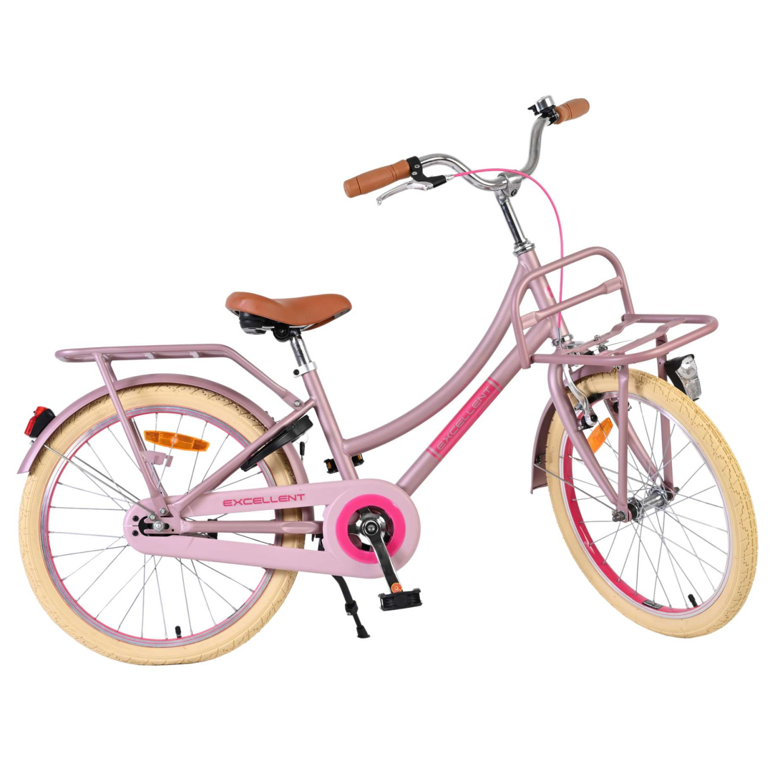 Volare Excellent Fiets - 20 inch - Mat Roze