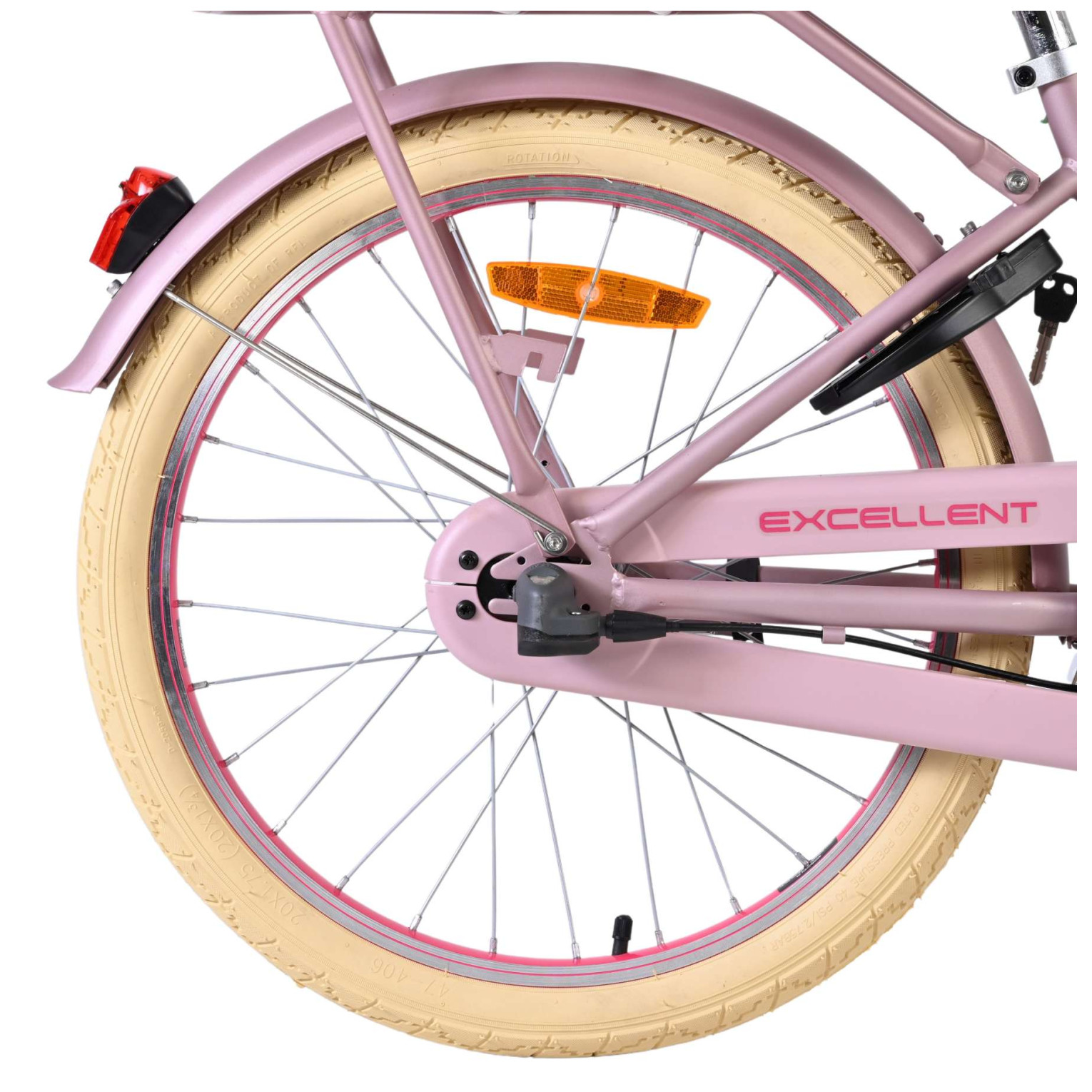 Volare Excellent Fiets - 20 inch - Mat Roze -
