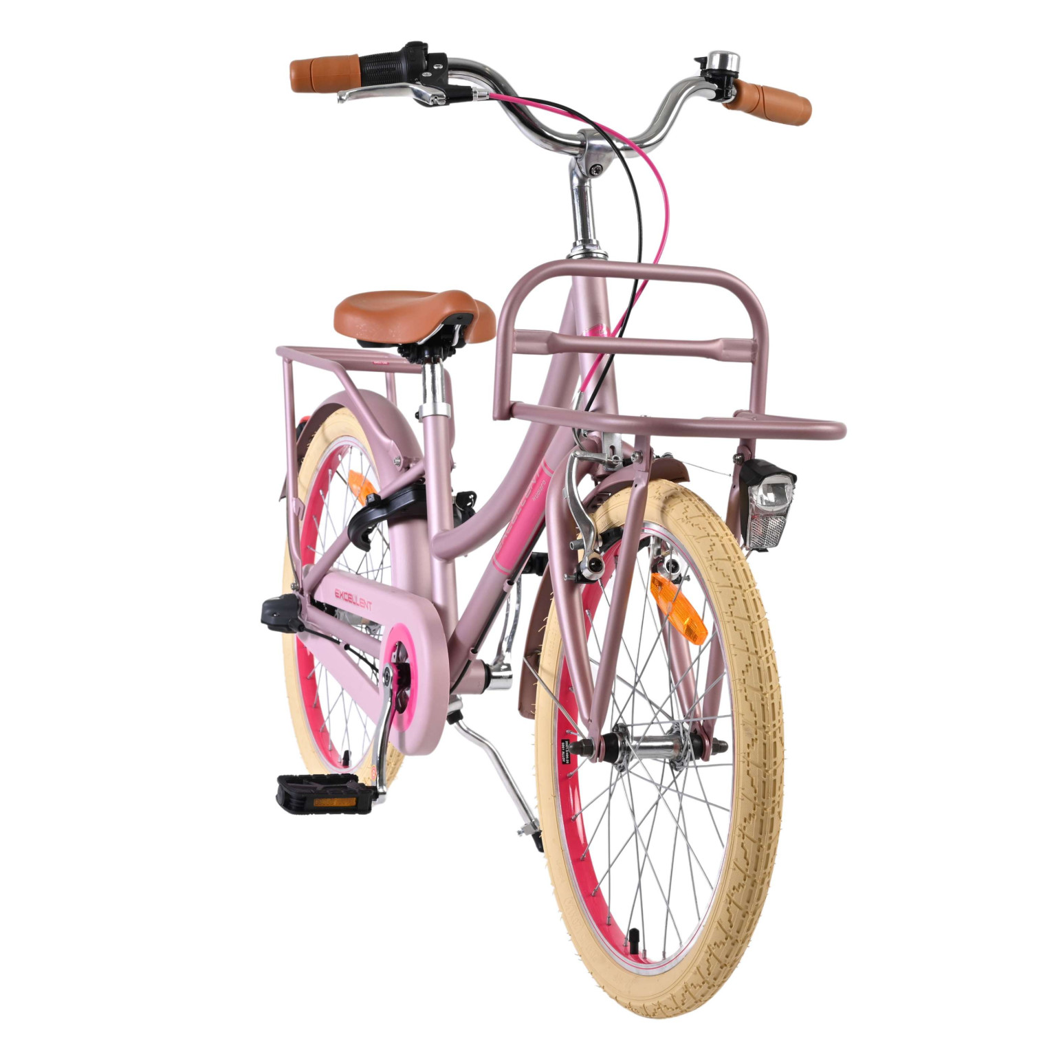 Volare Excellent Fiets - 20 inch - Mat Roze -