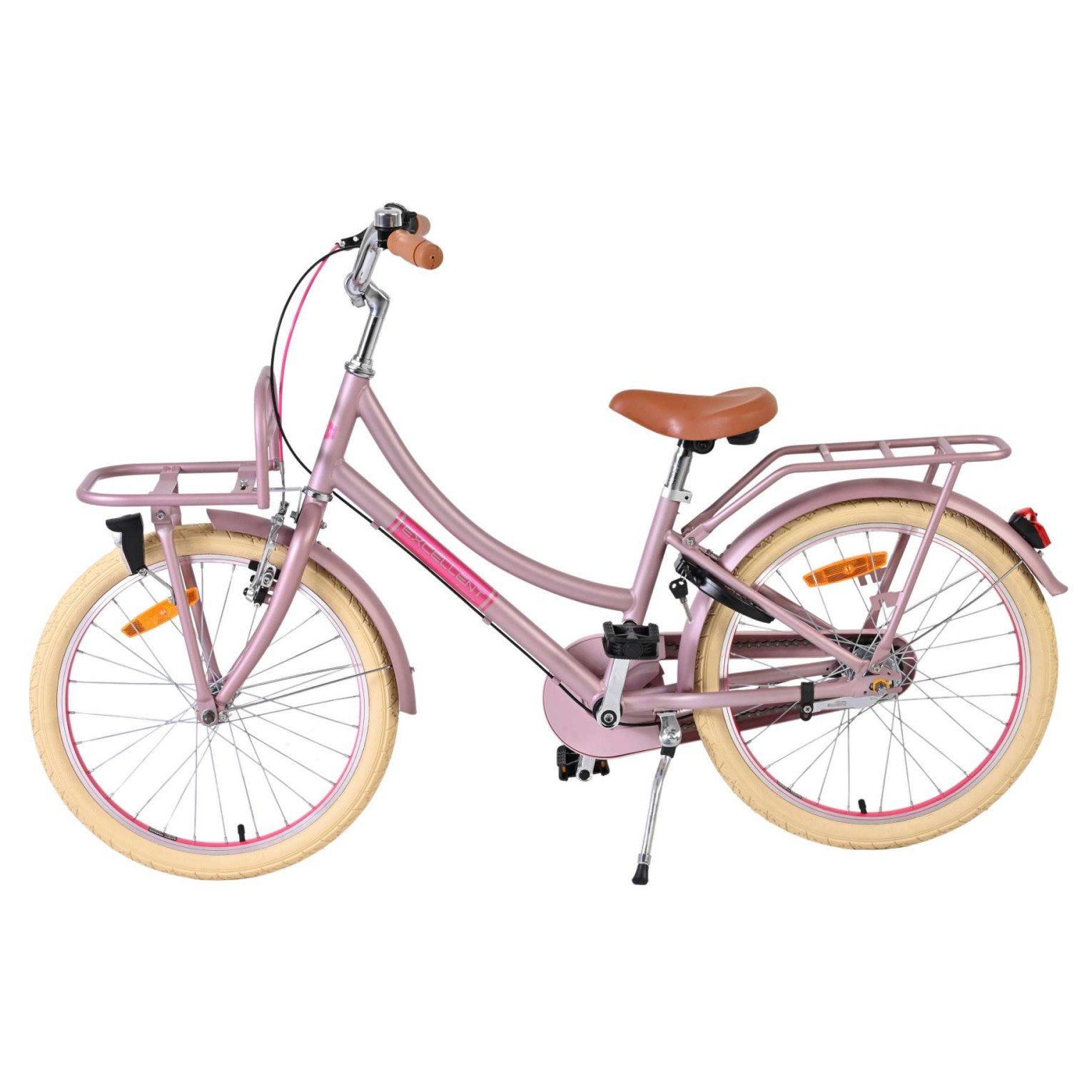 Volare Excellent Fiets - 20 inch - Mat Roze -