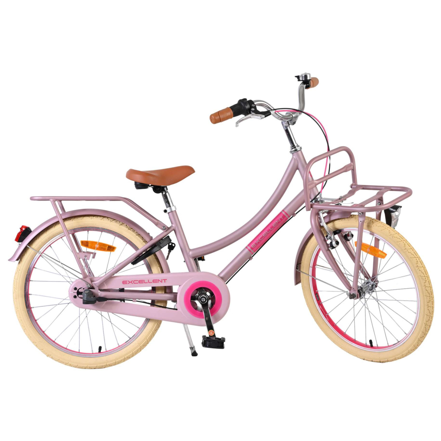 Volare Excellent Fiets - 20 inch - Mat Roze -