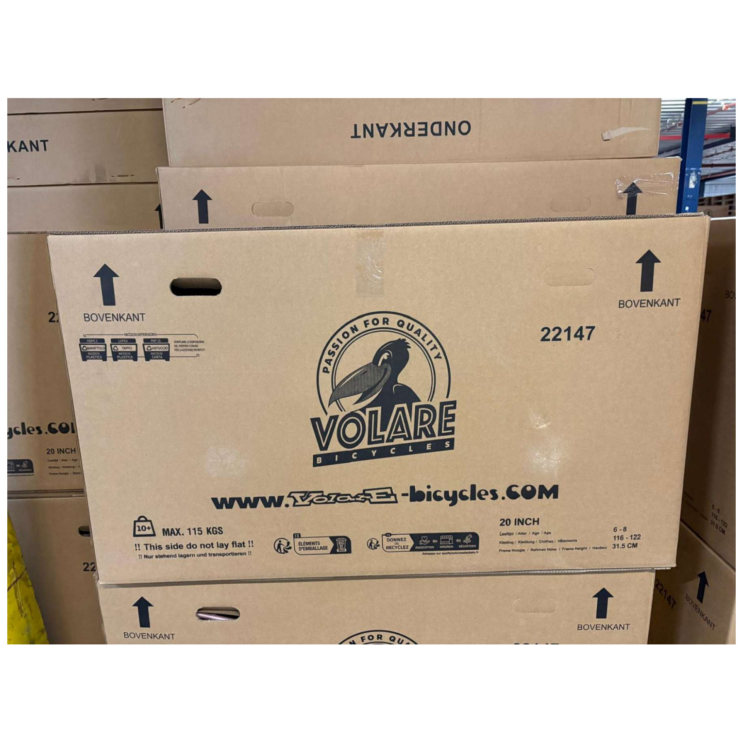 Volare Excellent Fiets - 20 inch - Mat Roze -