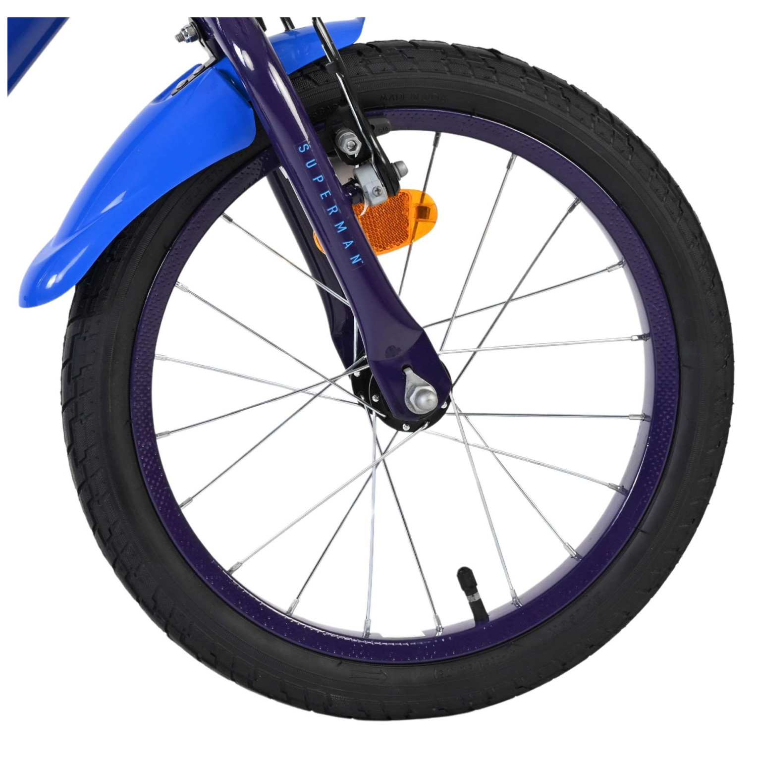 Superman Fiets - 16 inch - Blauw