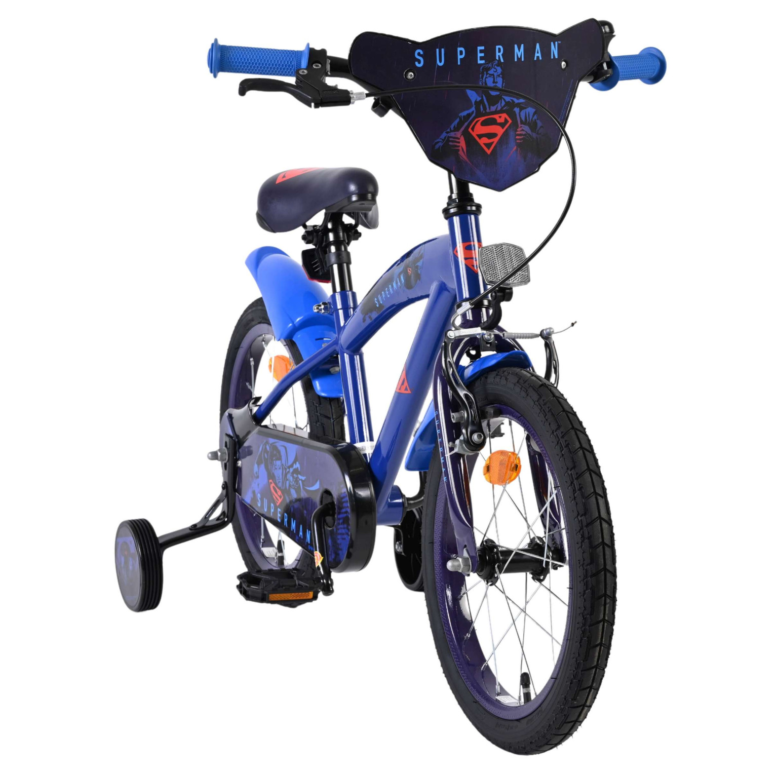 Superman Fiets - 16 inch - Blauw
