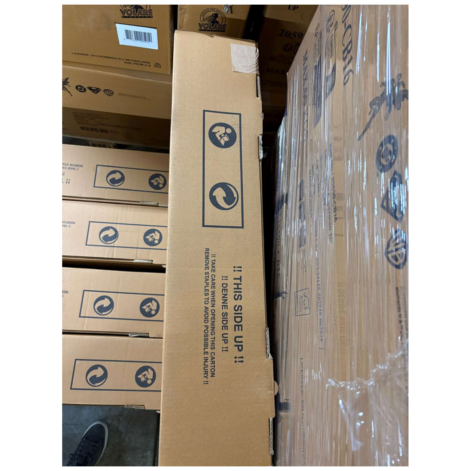 Superman Fiets - 16 inch - Blauw