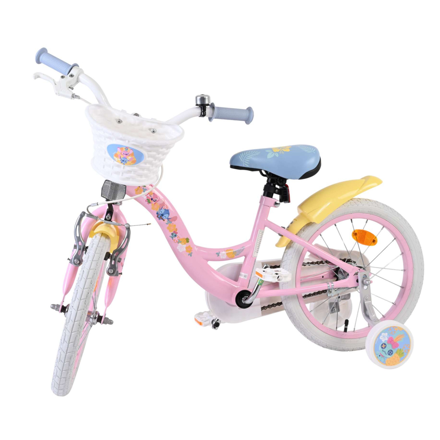 Disney Stitch Fiets - 16 inch - Roze