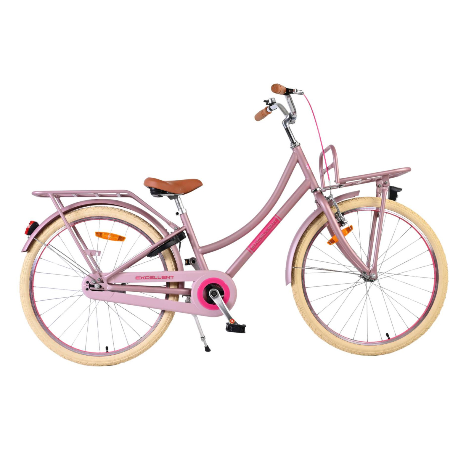 Volare Excellent Fiets - 24 inch - Mat Roze