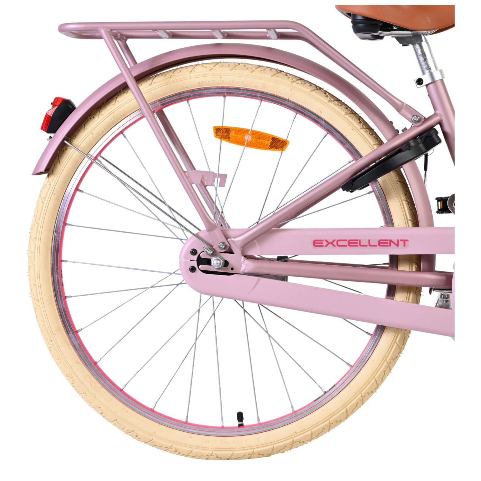 Volare Excellent Fiets - 24 inch - Mat Roze