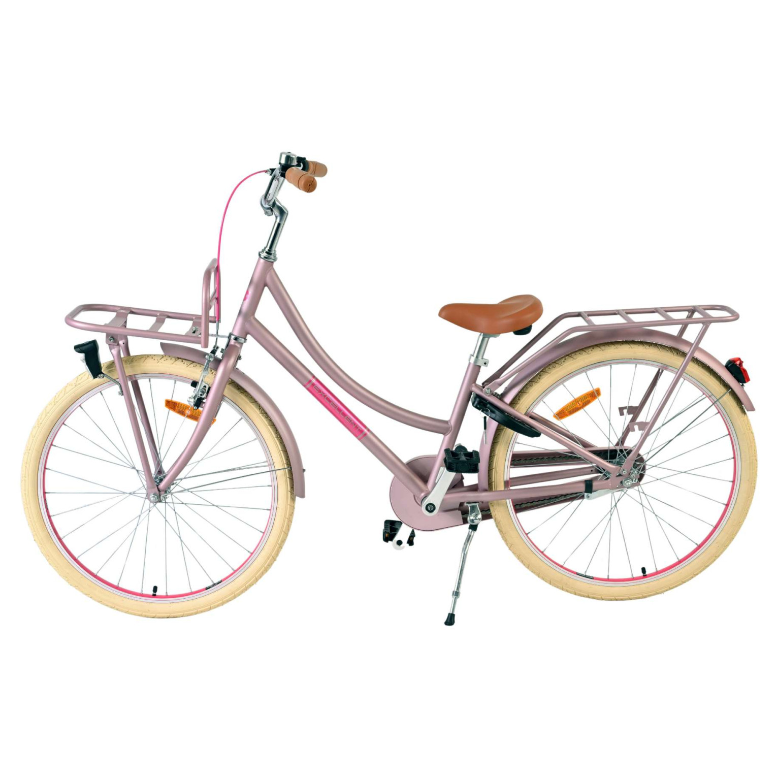 Volare Excellent Fiets - 24 inch - Mat Roze