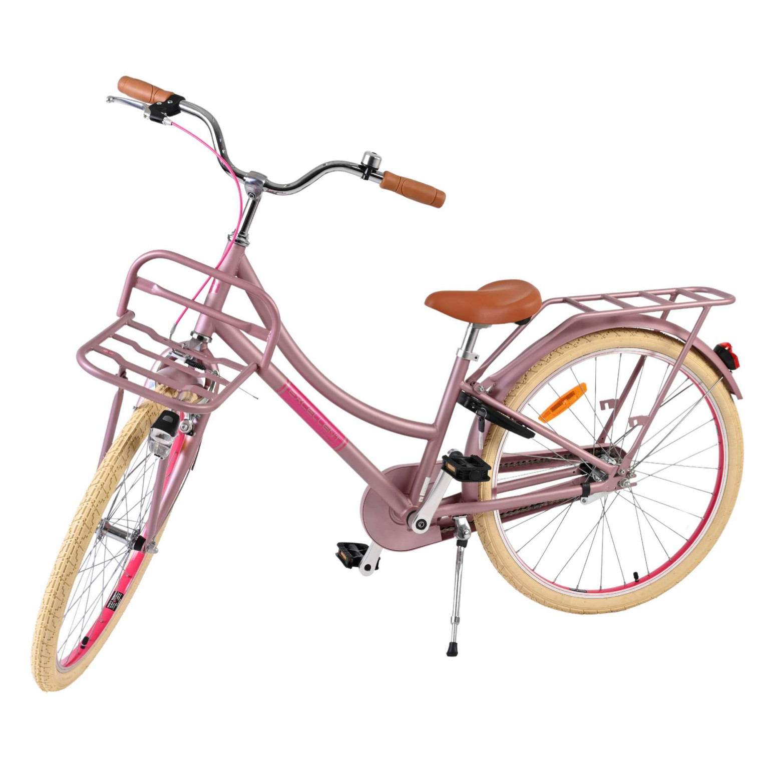 Volare Excellent Fiets - 24 inch - Mat Roze