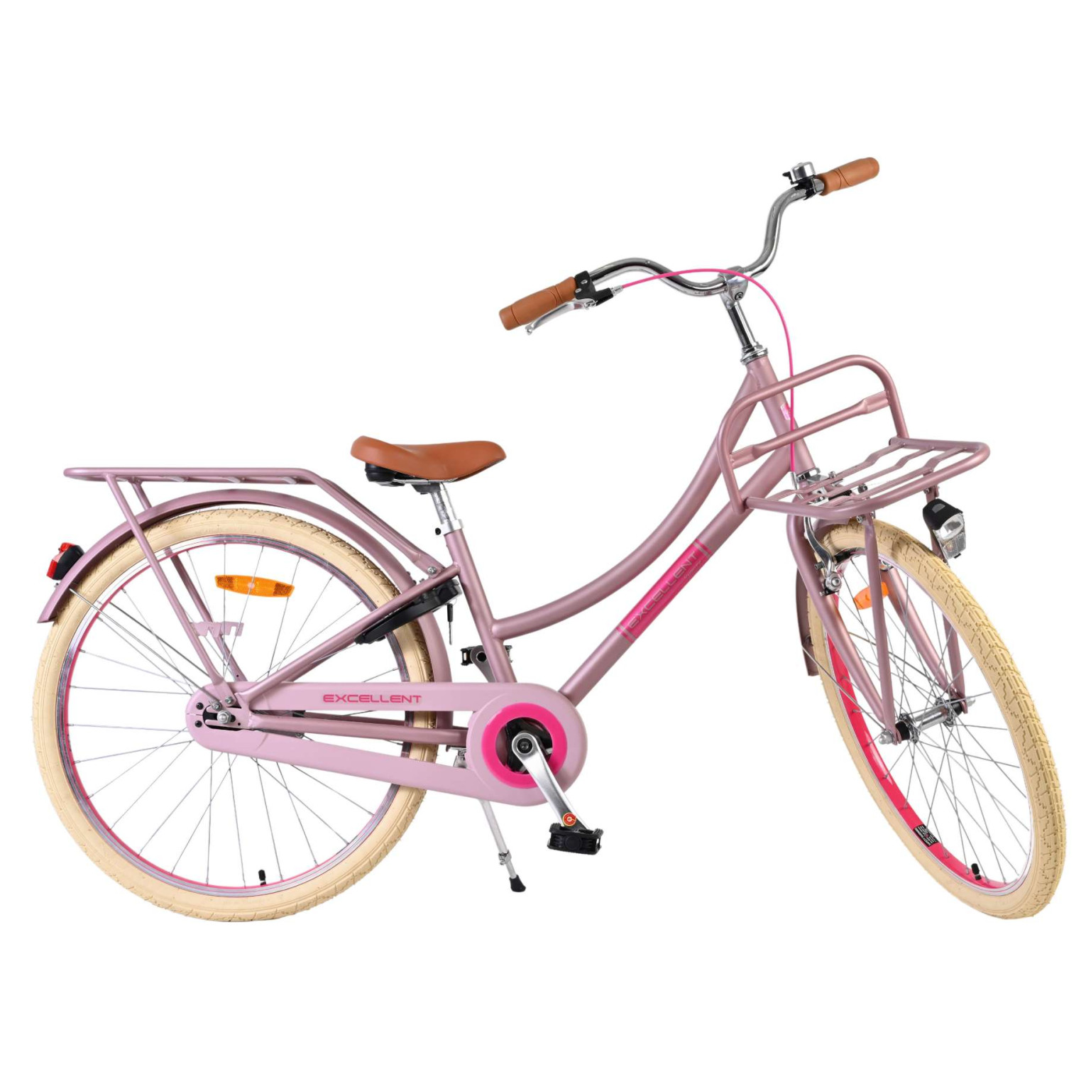 Volare Excellent Fiets - 24 inch - Mat Roze