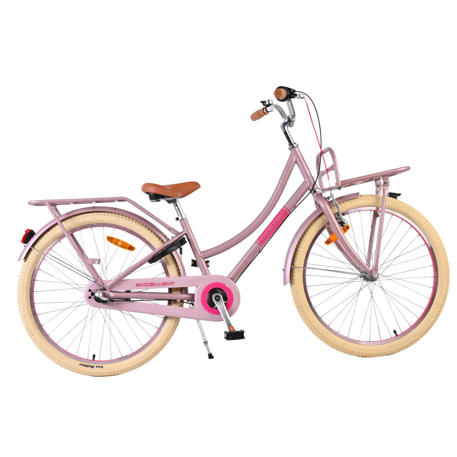 Volare Excellent Fiets - 24 inch - Mat Roze -