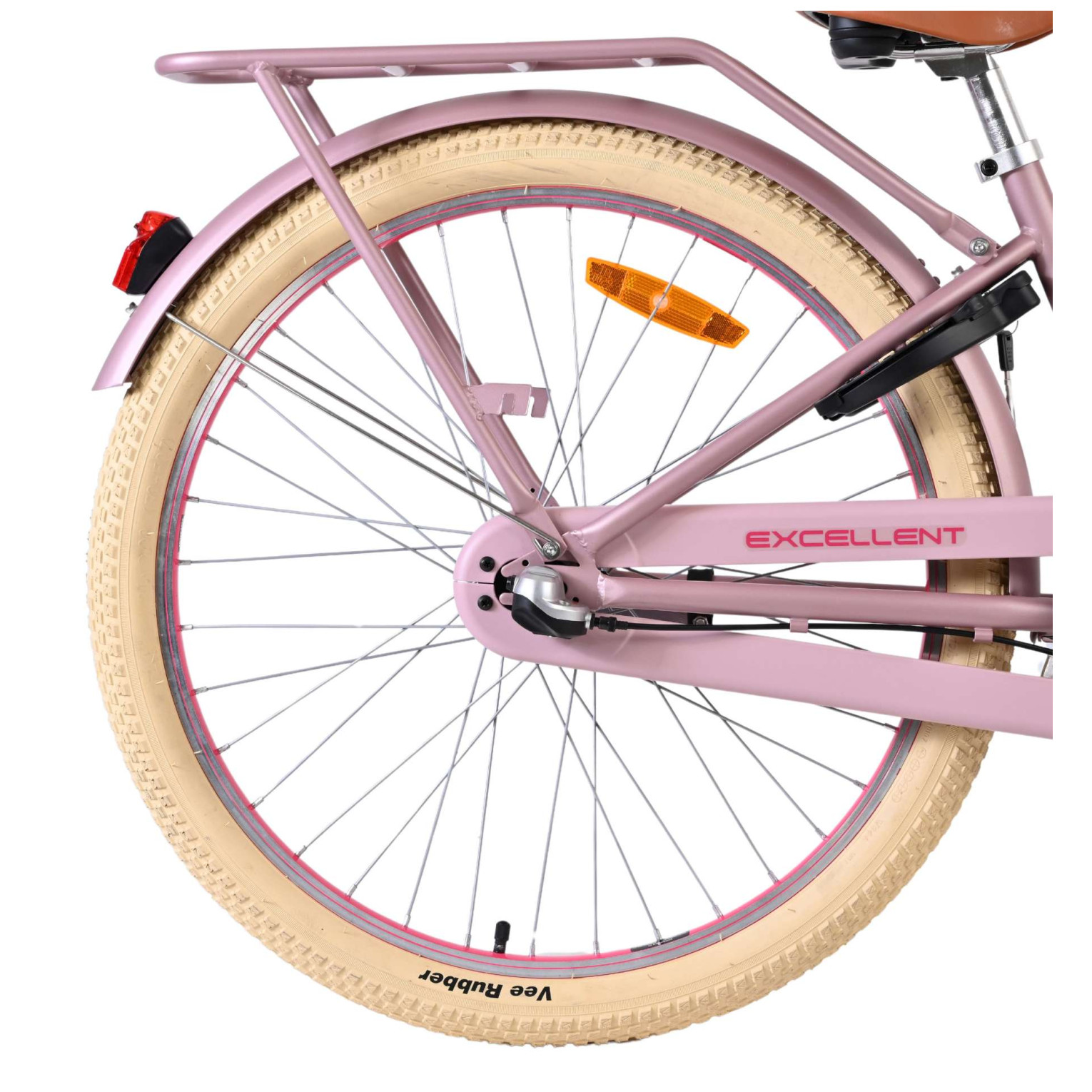 Volare Excellent Fiets - 24 inch - Mat Roze -