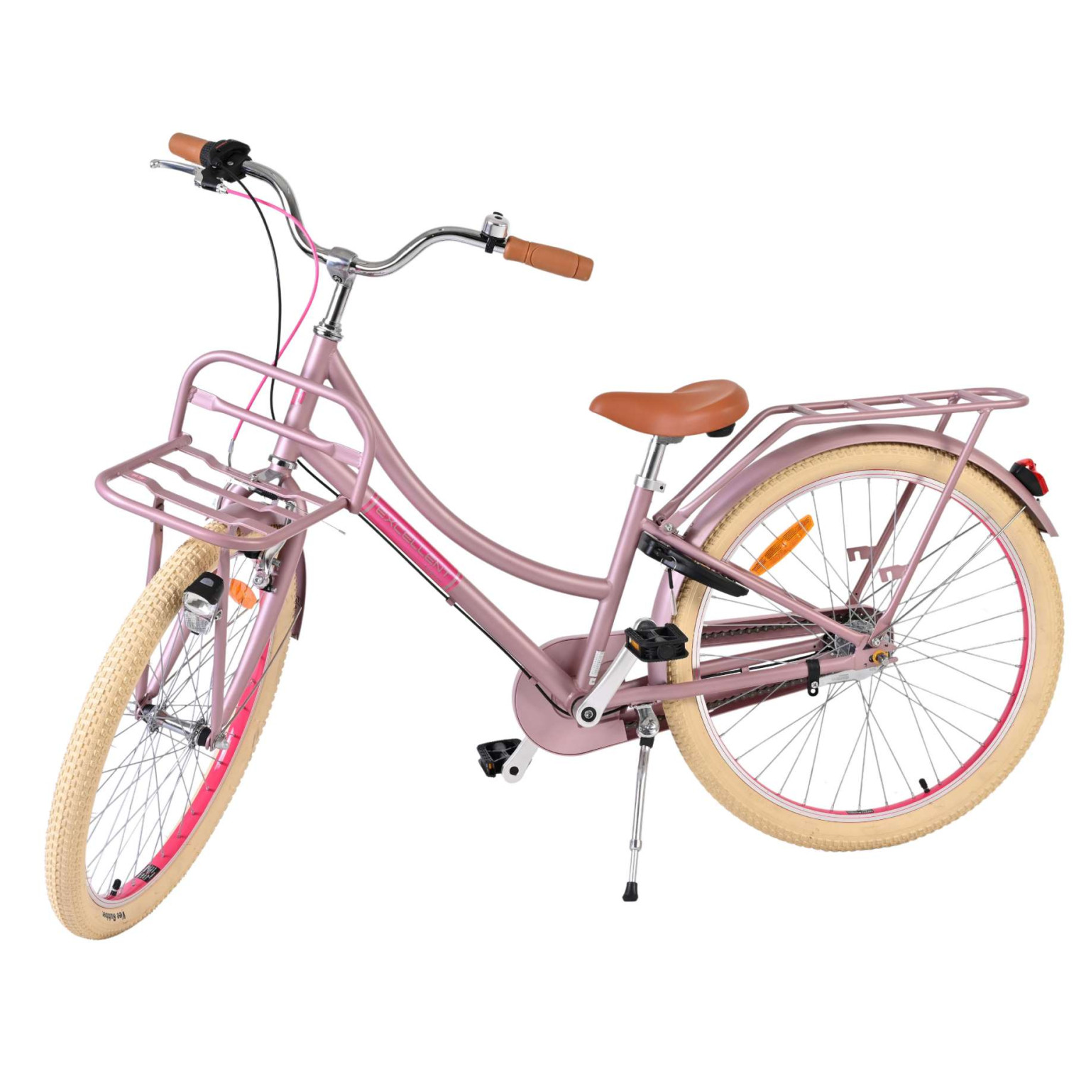 Volare Excellent Fiets - 24 inch - Mat Roze -