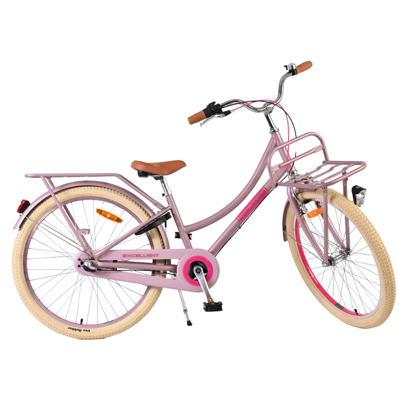 Volare Excellent Fiets - 24 inch - Mat Roze -
