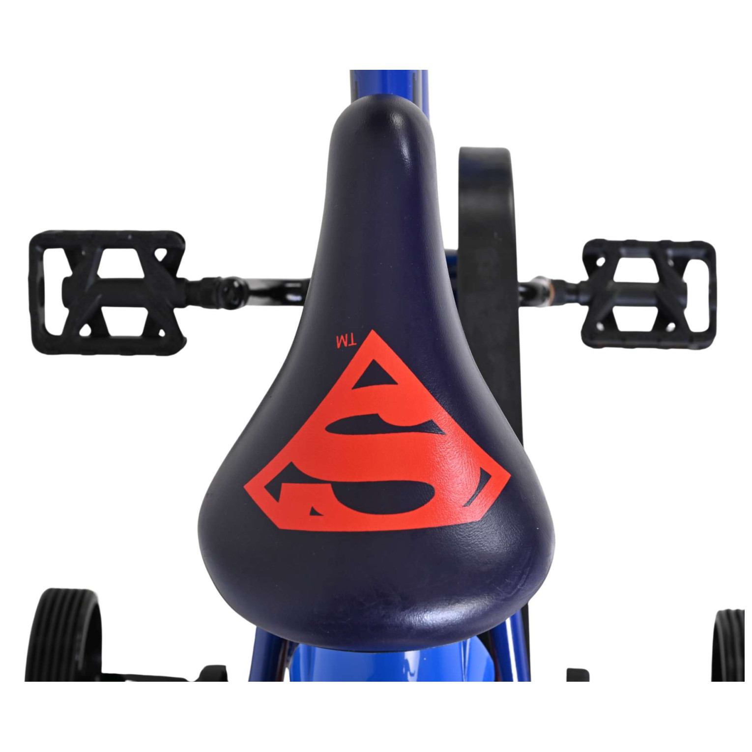 Superman Fiets - 12 inch - Blauw