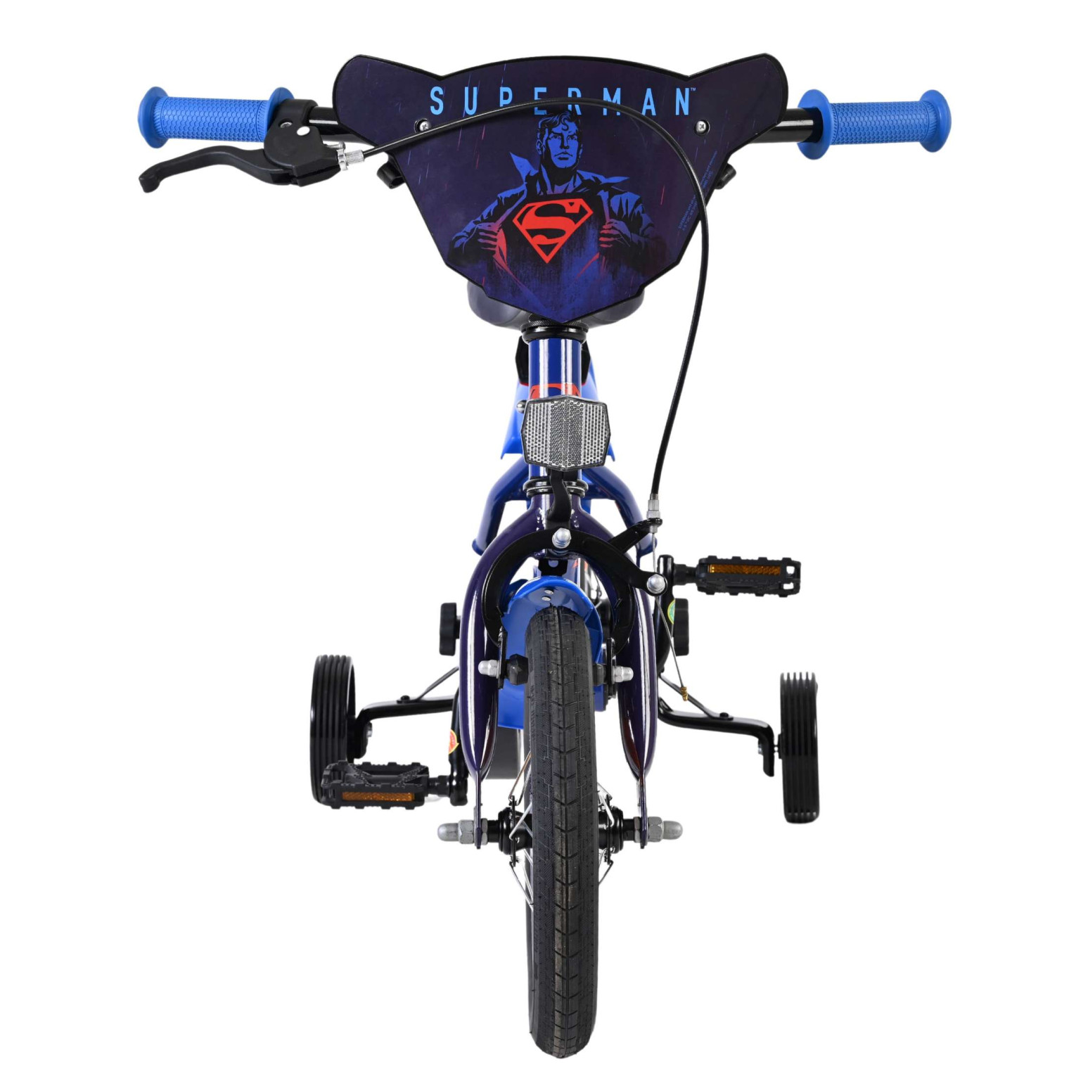 Superman Fiets - 12 inch - Blauw