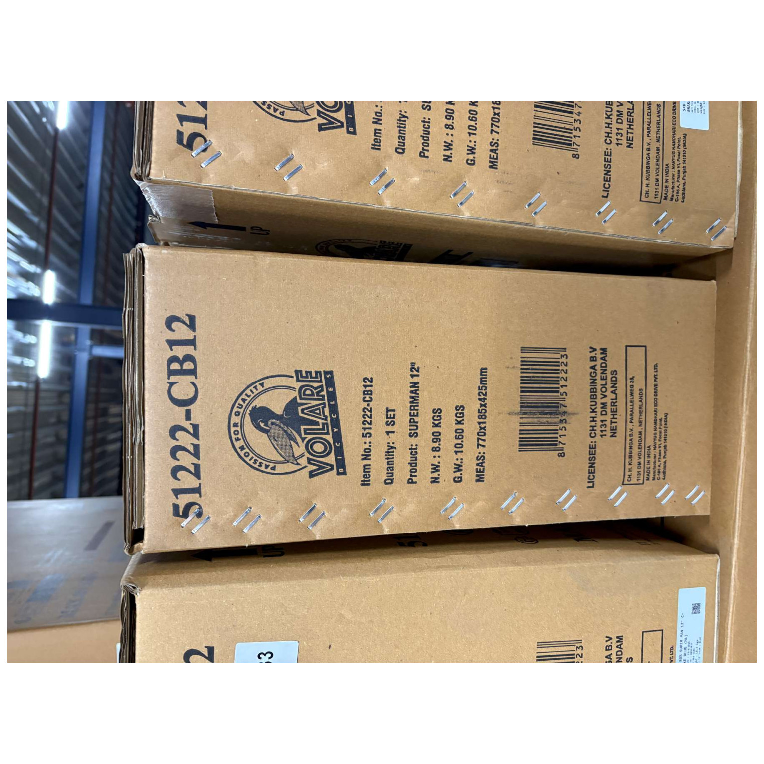 Superman Fiets - 12 inch - Blauw