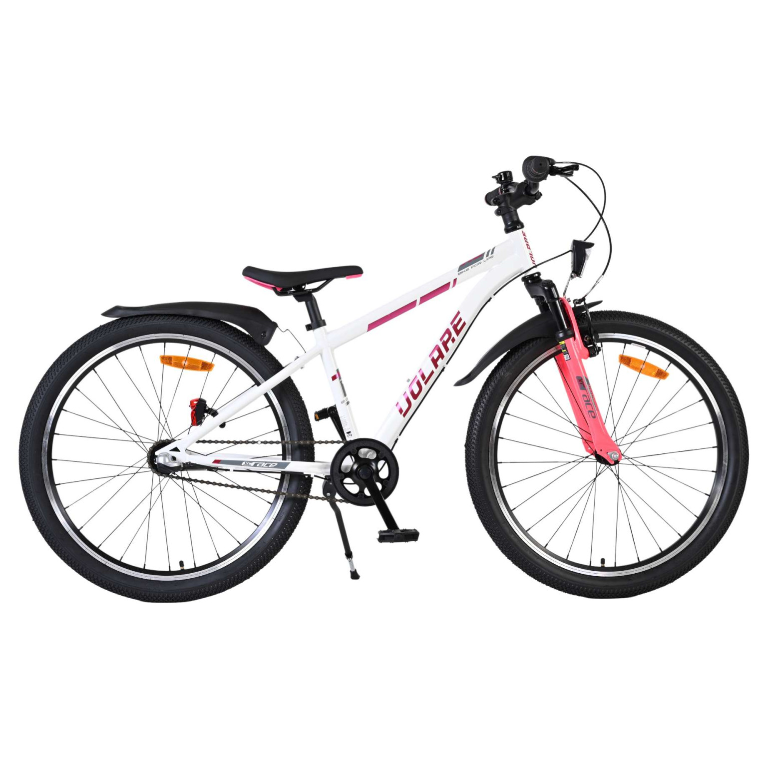 Volare XC Race Fiets - 24 inch - Nexus 3 - Wit/Roze