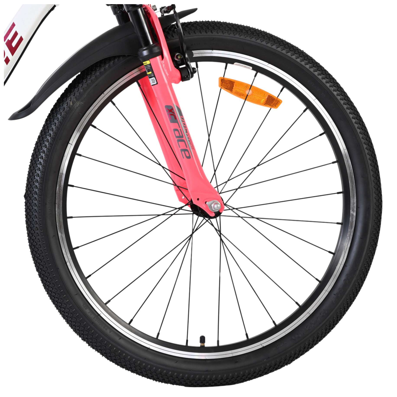 Volare XC Race Fiets - 24 inch - Nexus 3 - Wit/Roze