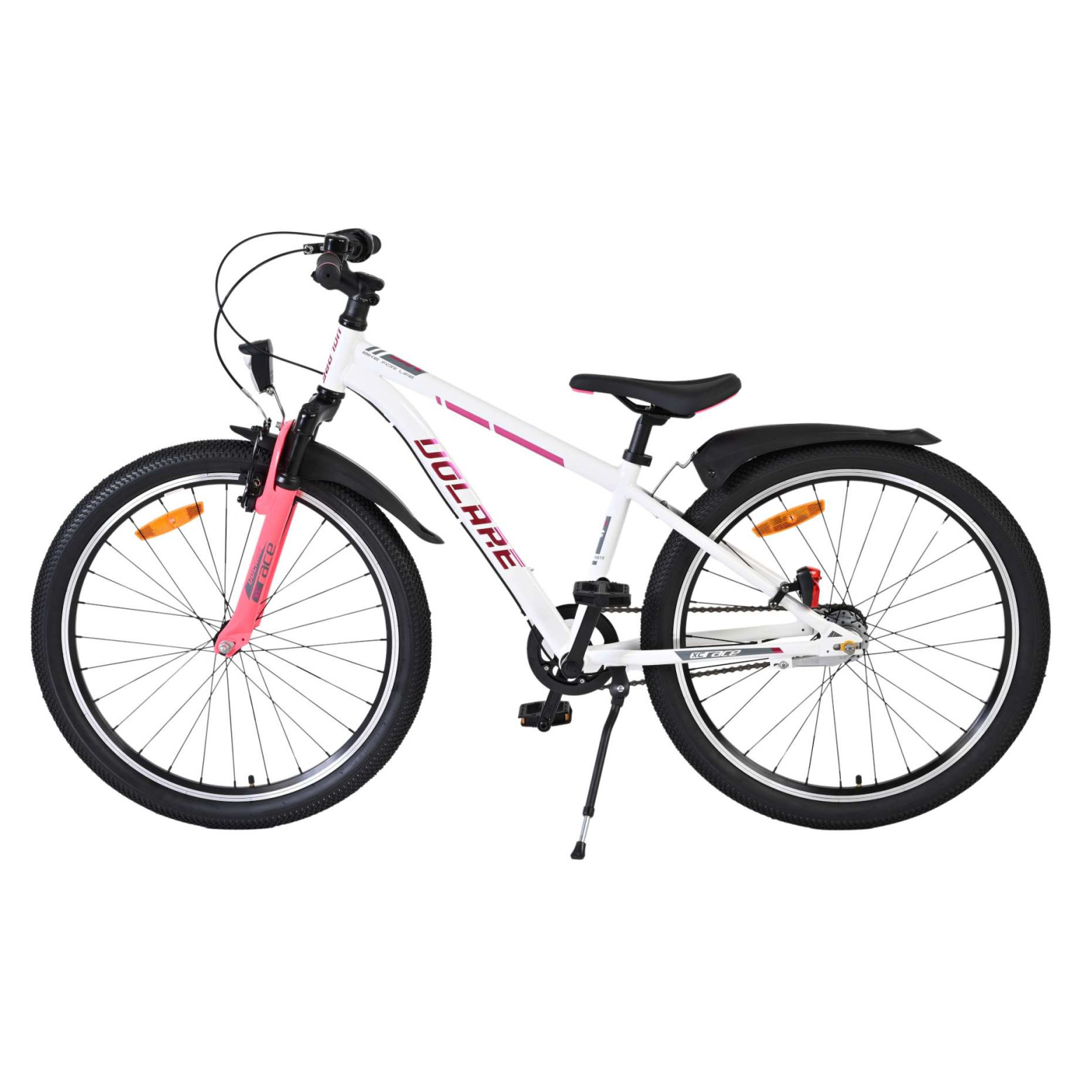 Volare XC Race Fiets - 24 inch - Nexus 3 - Wit/Roze