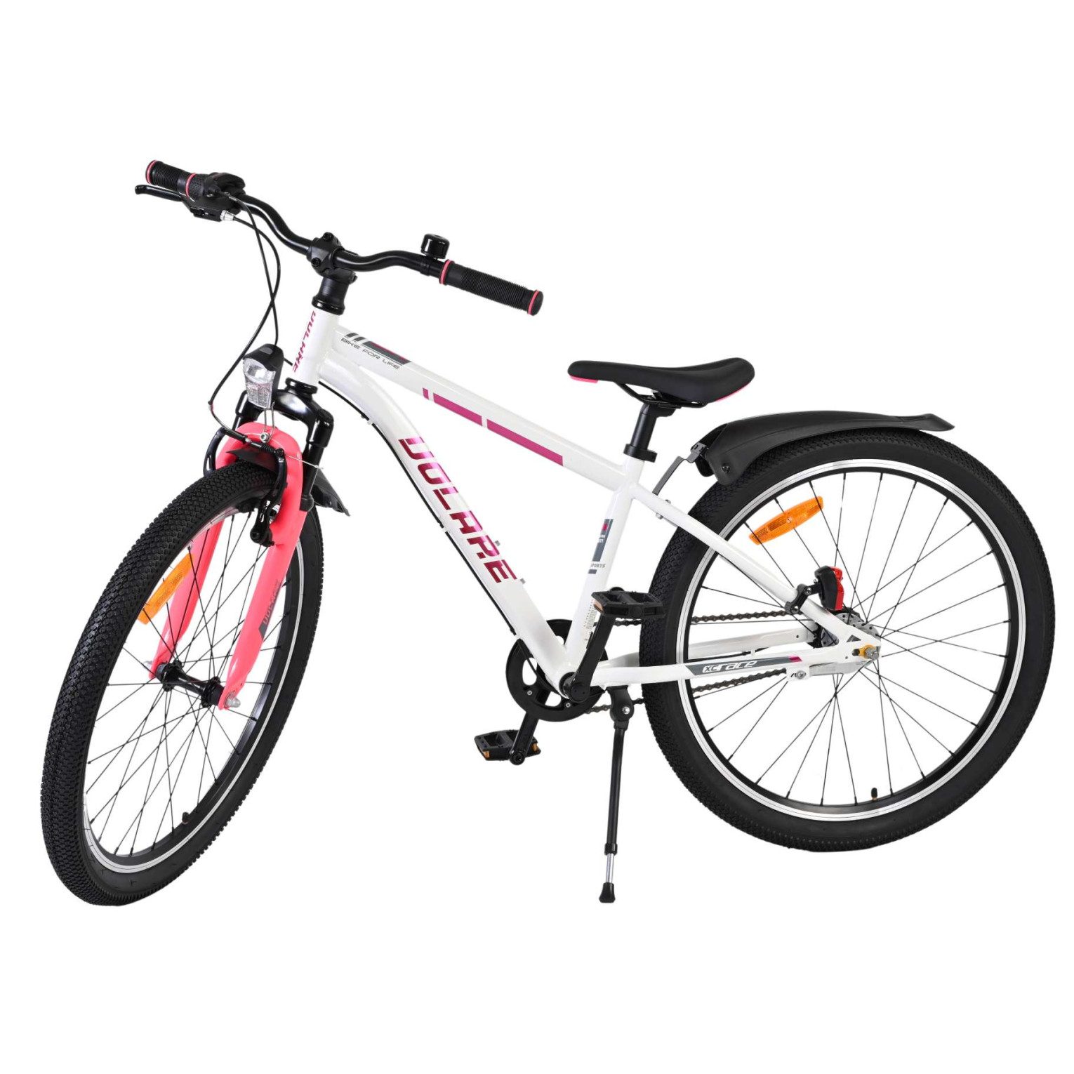Volare XC Race Fiets - 24 inch - Nexus 3 - Wit/Roze
